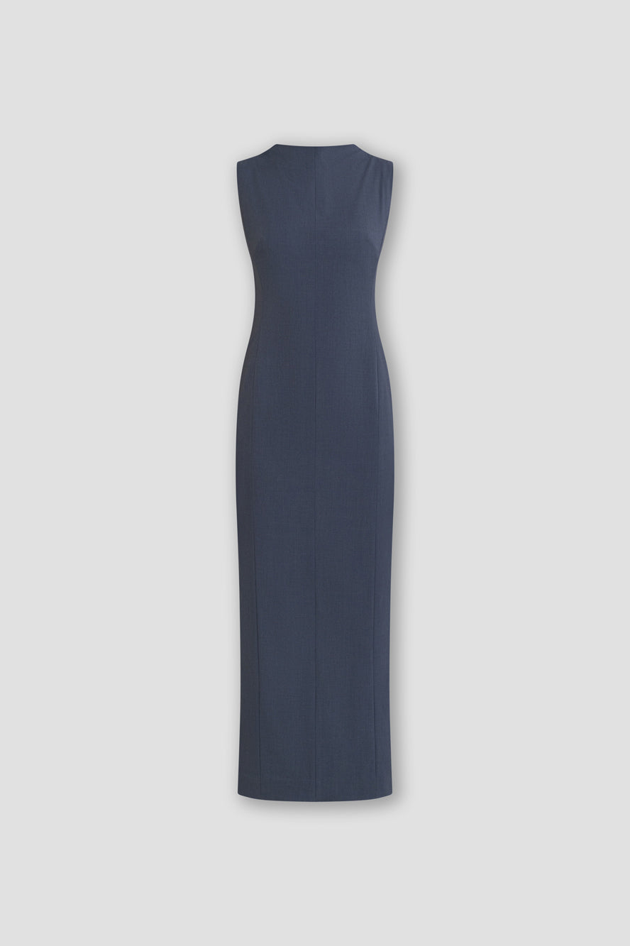 Belle Anna Sculptura Dress // Charcoal