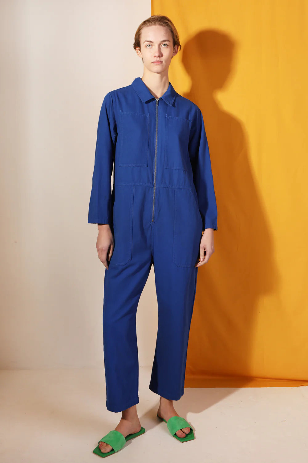 L.F. Markey Dominic Boilersuit // Cobalt Blue