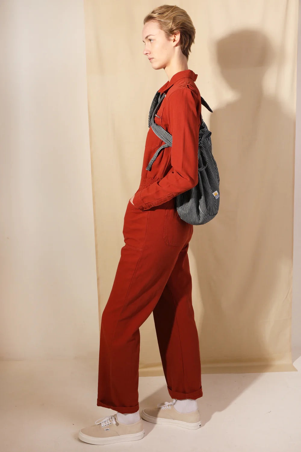 L.F. Markey Danny L/S Boilersuit // Rust