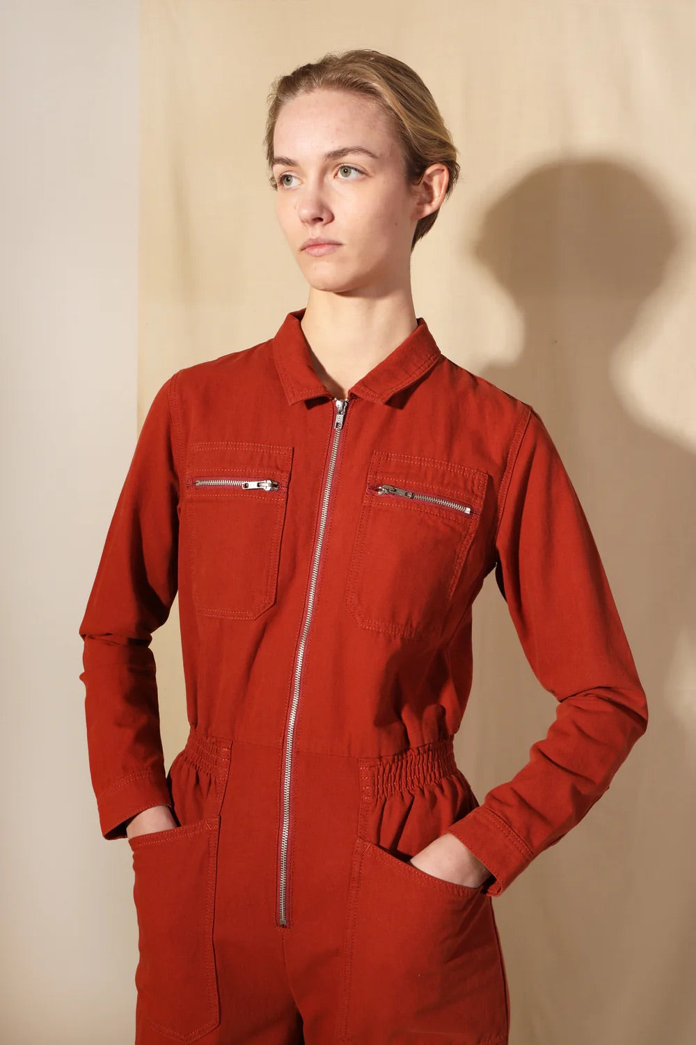 L.F. Markey Danny L/S Boilersuit // Rust