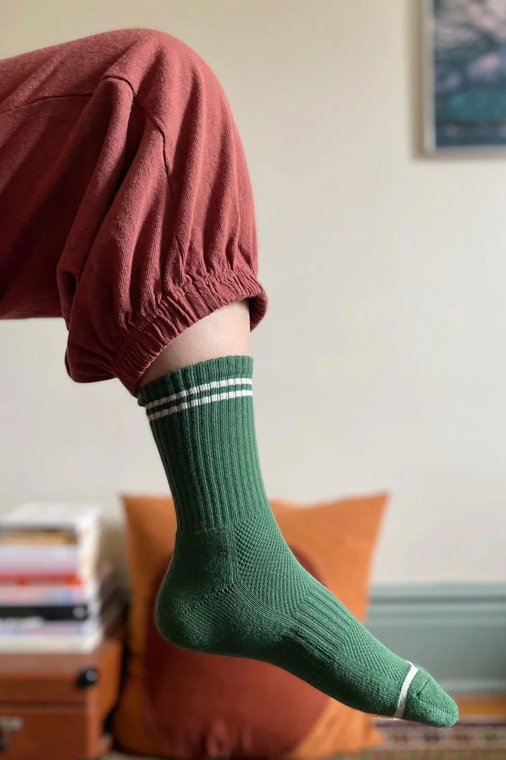 Le Bon Shoppe Boyfriend Socks // Moss