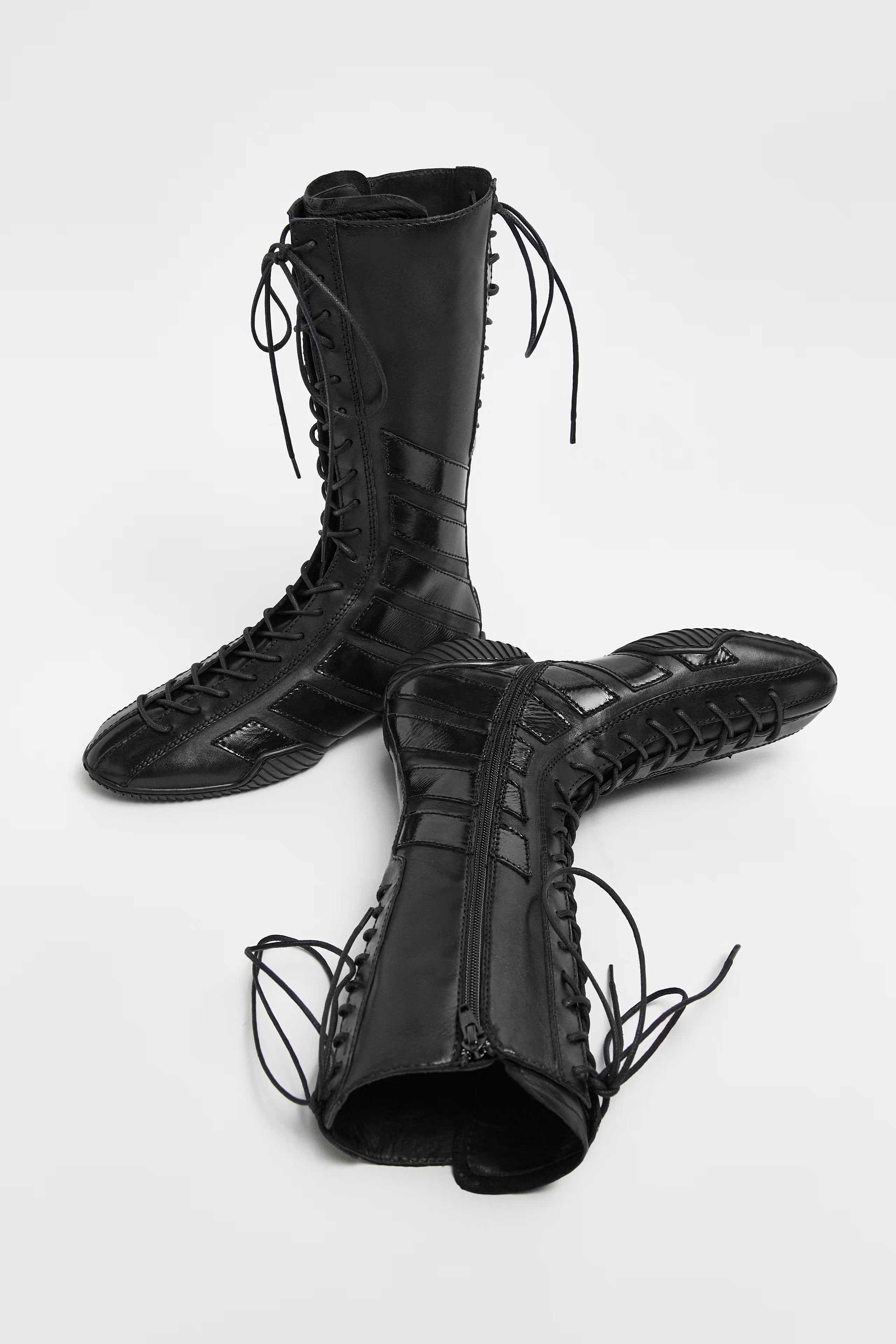 Miista Imogen Lace Sneaker Boots // Black