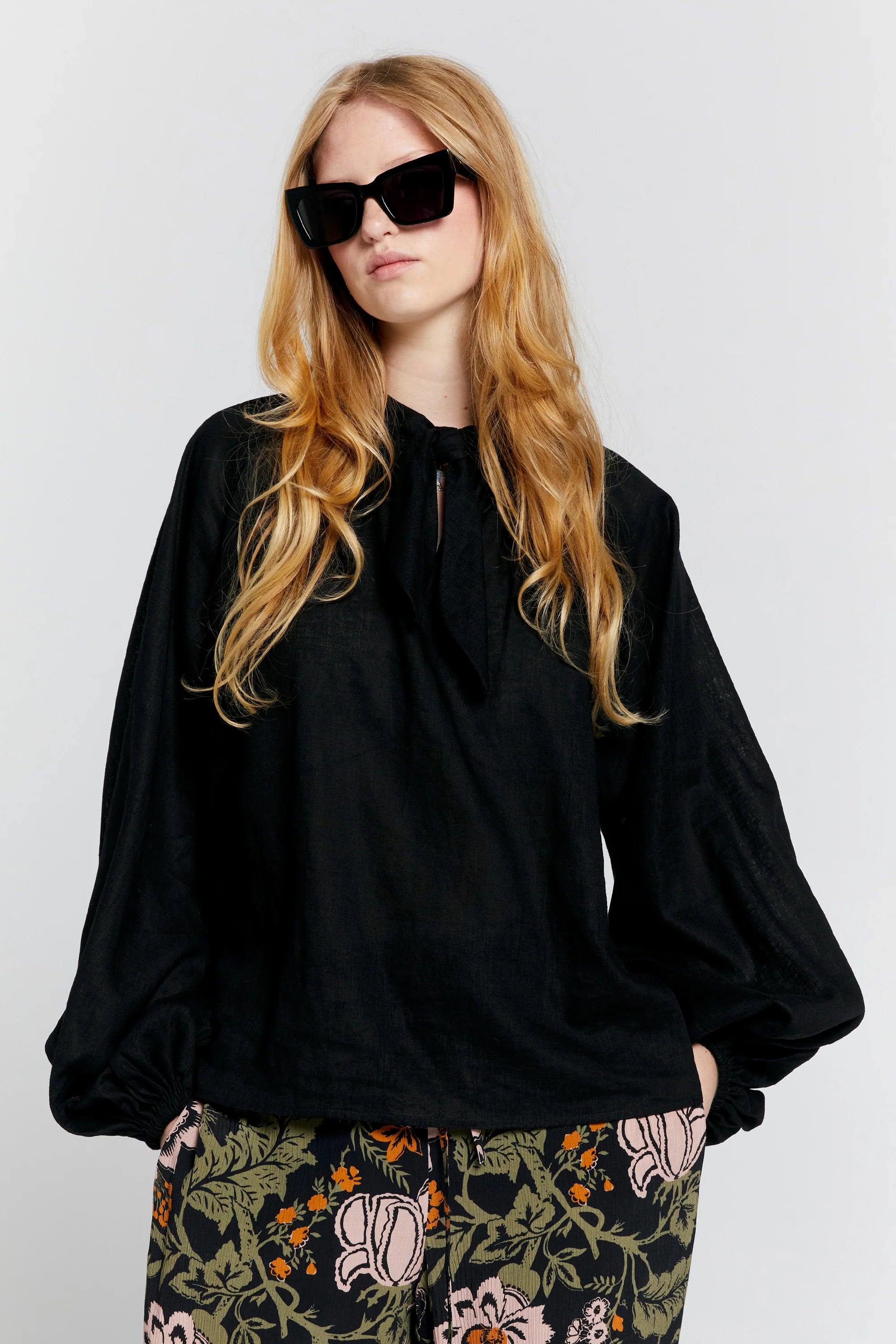 Karen Walker Transient Top // Black
