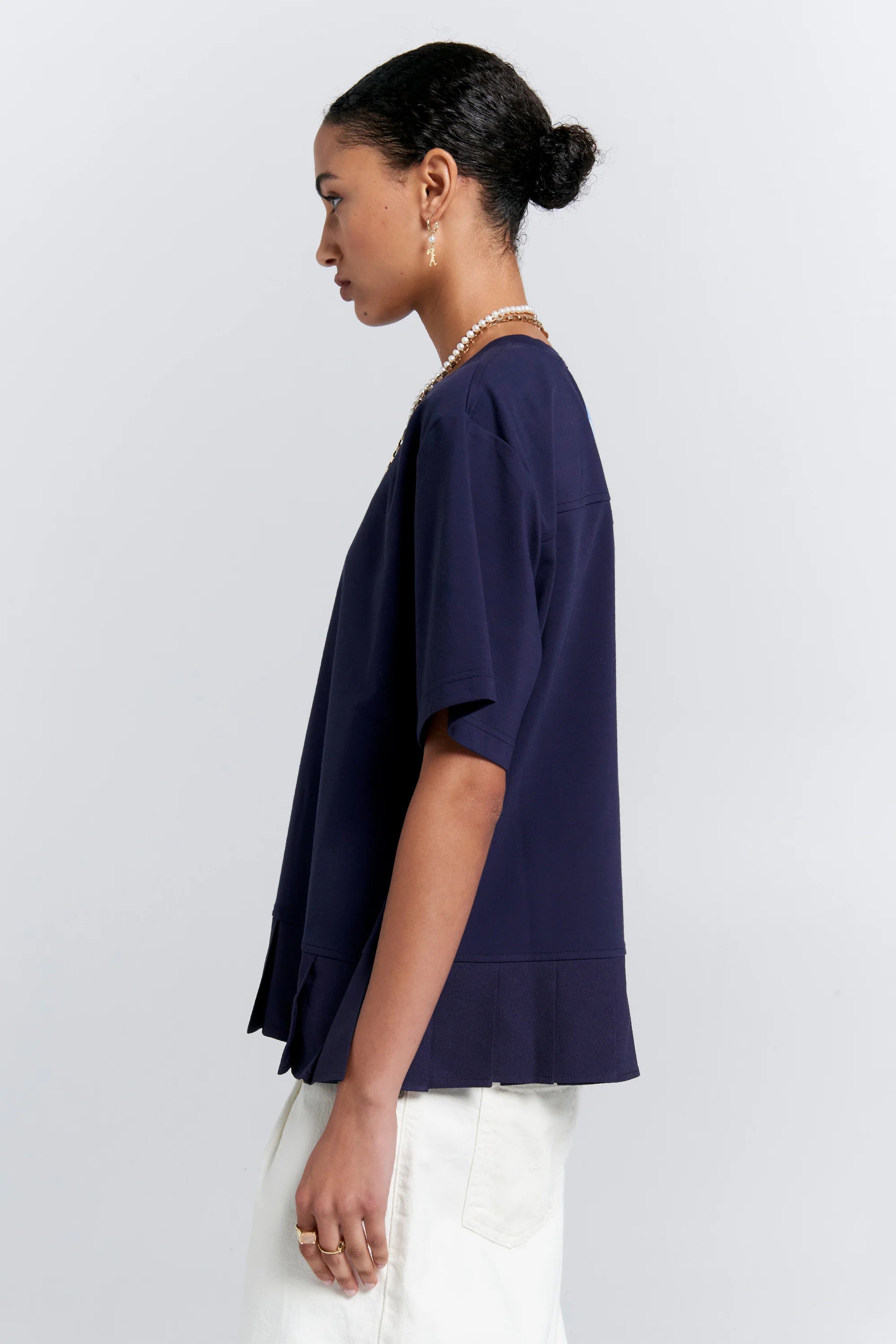 Karen Walker Rally Top // Navy