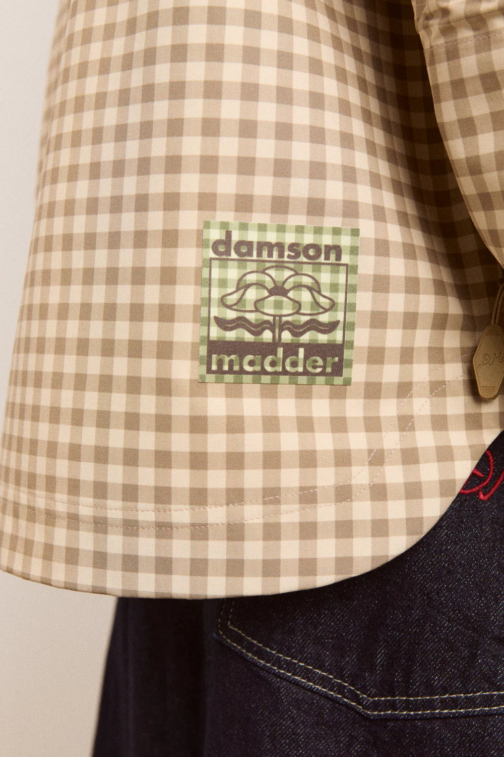 Damson Madder Matilda Raincoat // Gingham