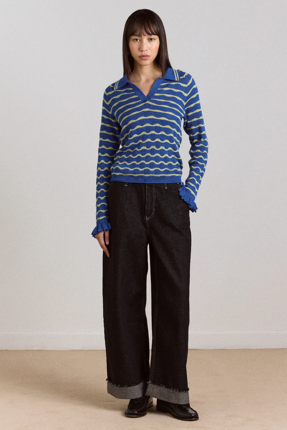 Damson Madder Loose Fit Pascal Jean // Black Wash