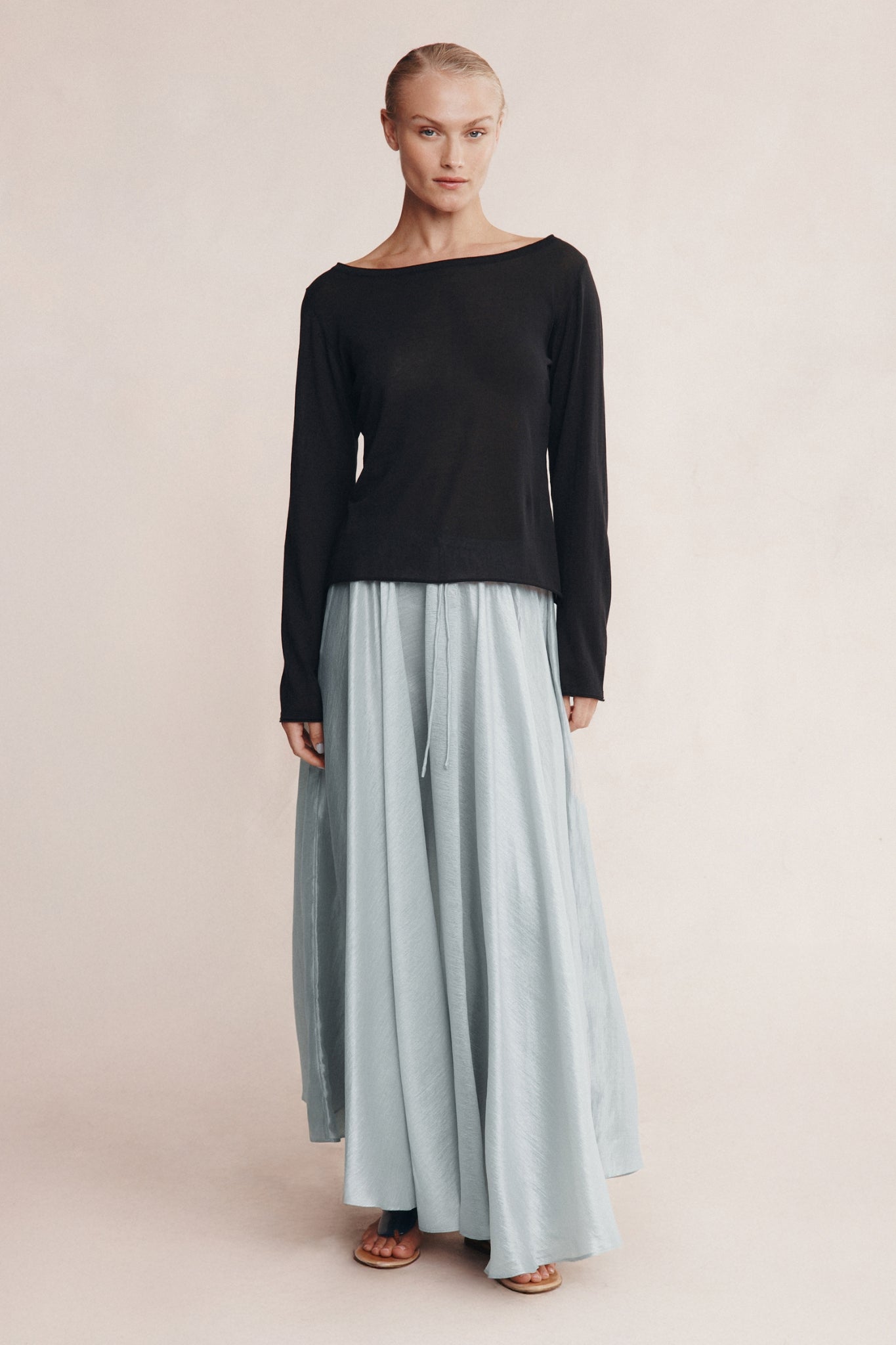 Marle Jill Knit Top // Black