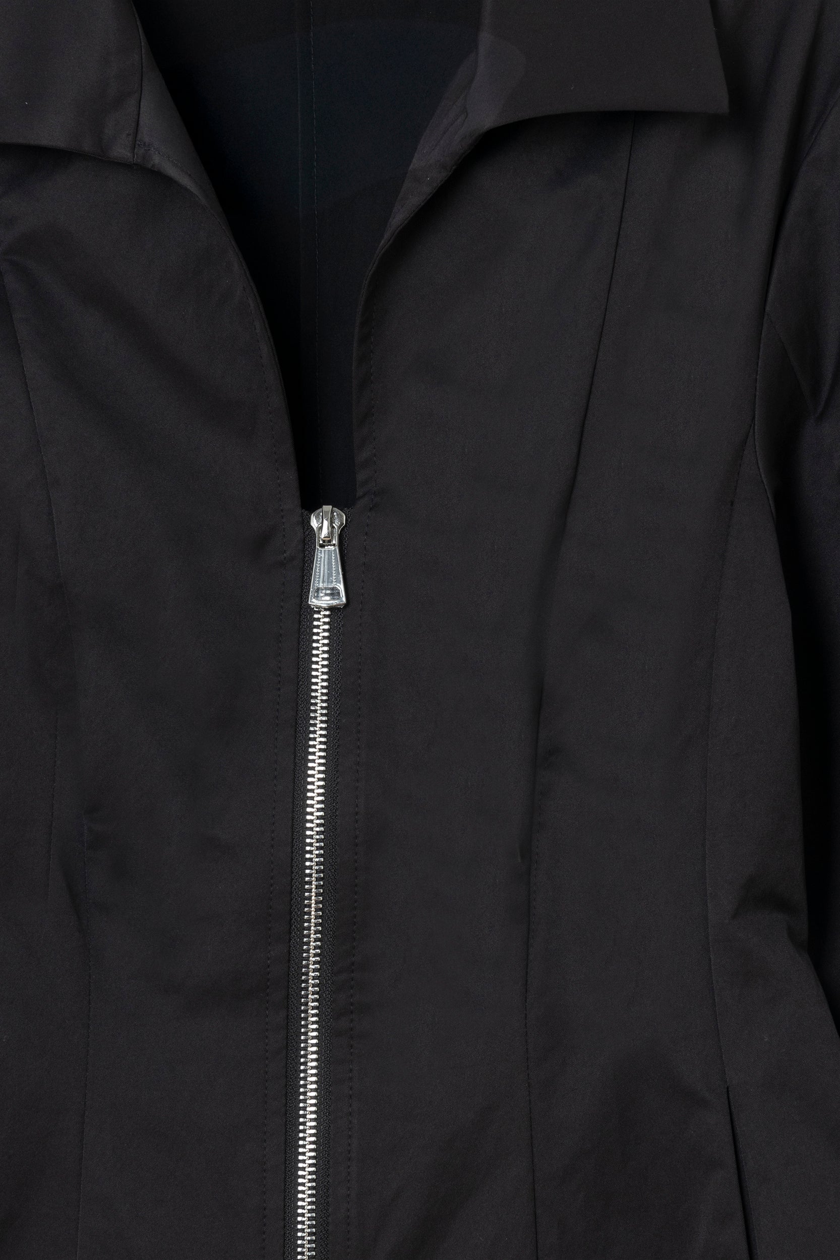 Laagam Harlem Zippered Shirt // Black