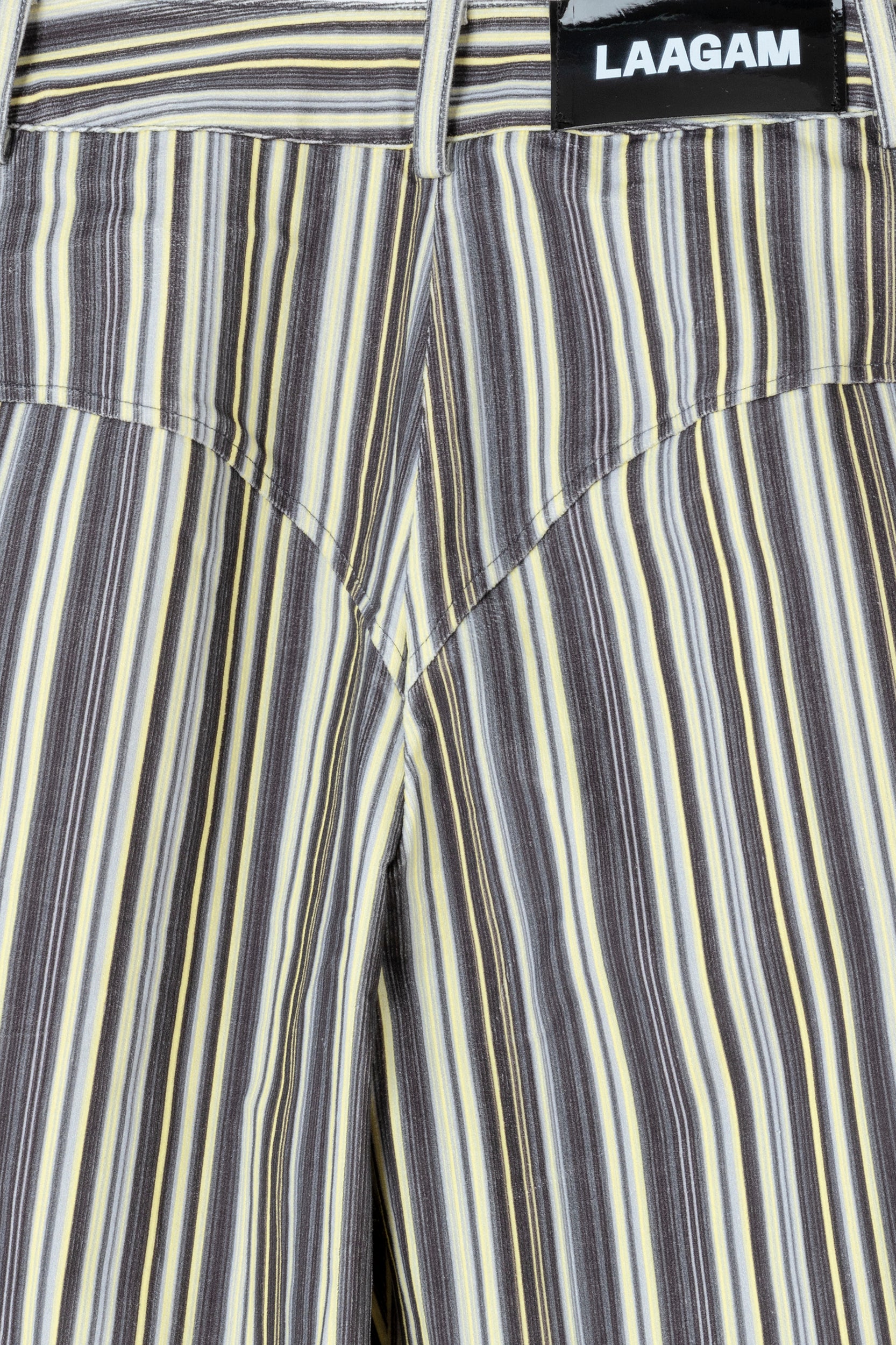 Laagam Holly Corduroy Pants // Grey Striped
