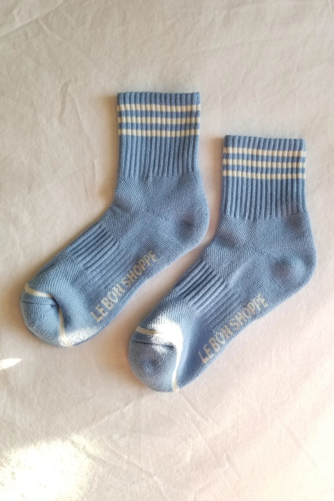 Le Bon Shoppe Girlfriend Socks // Parisian Blue