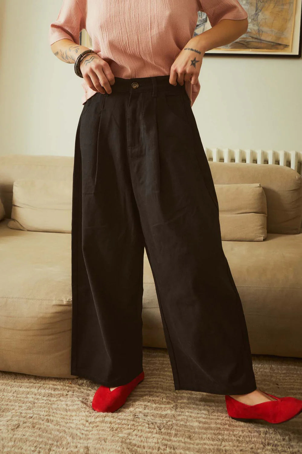 L.F. Markey Mason Trouser // Black