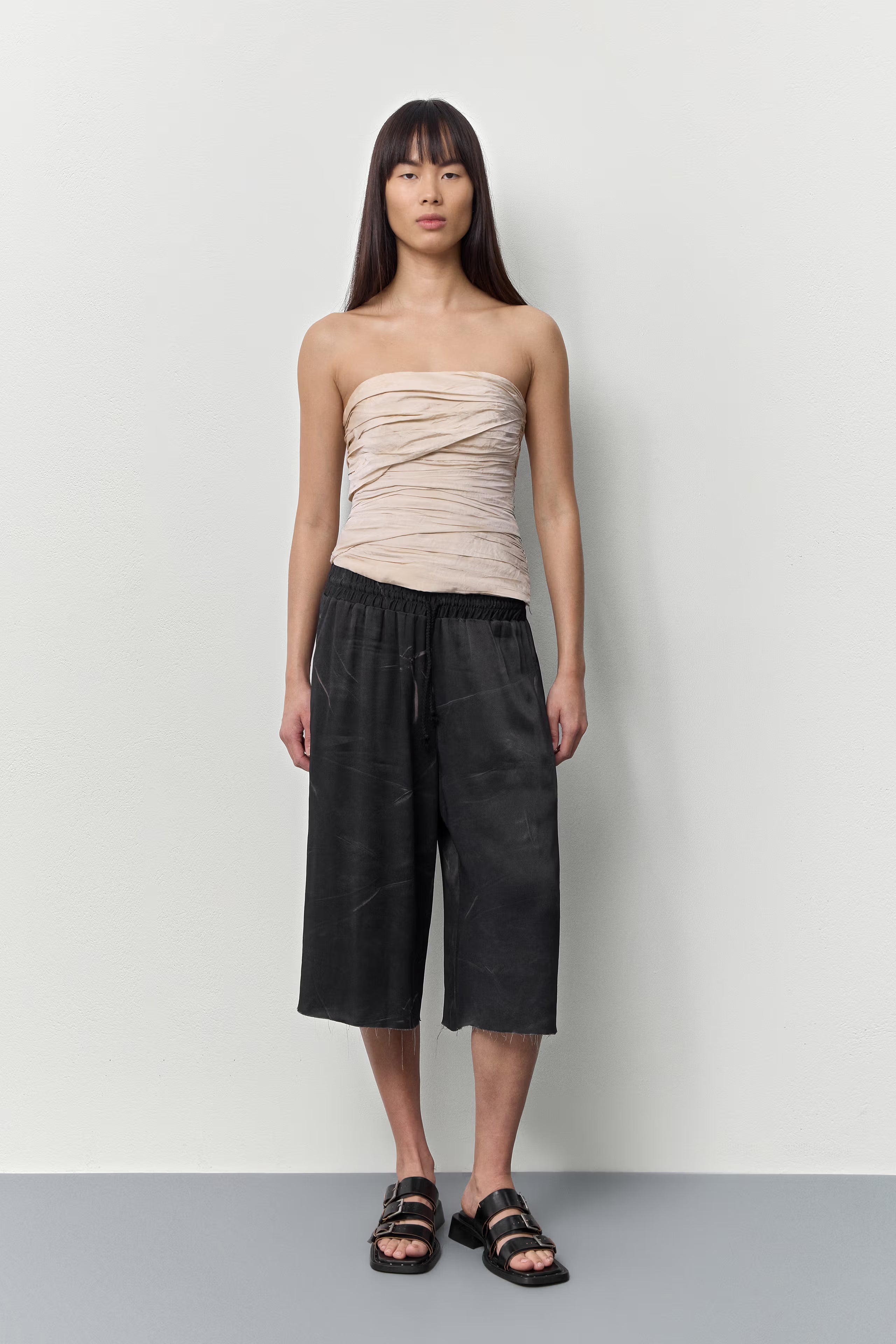 Miista Lordette Buckled Sandals // Black