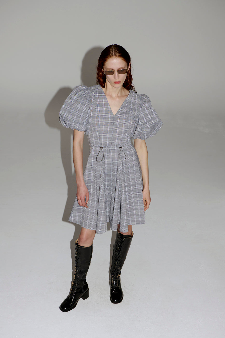 PV Subject Dress // Petrol Check