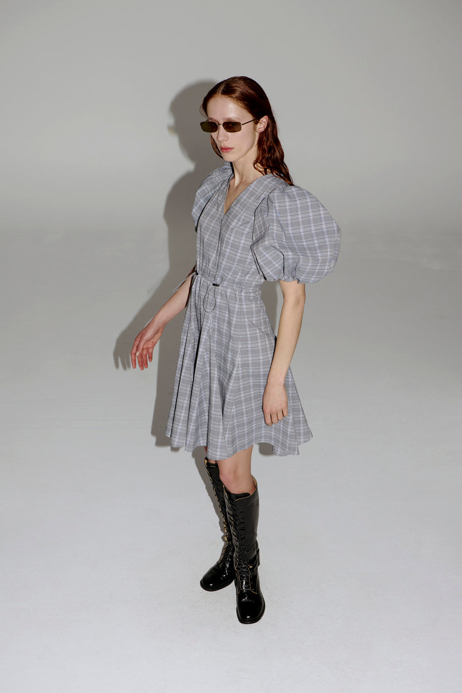 PV Subject Dress // Petrol Check