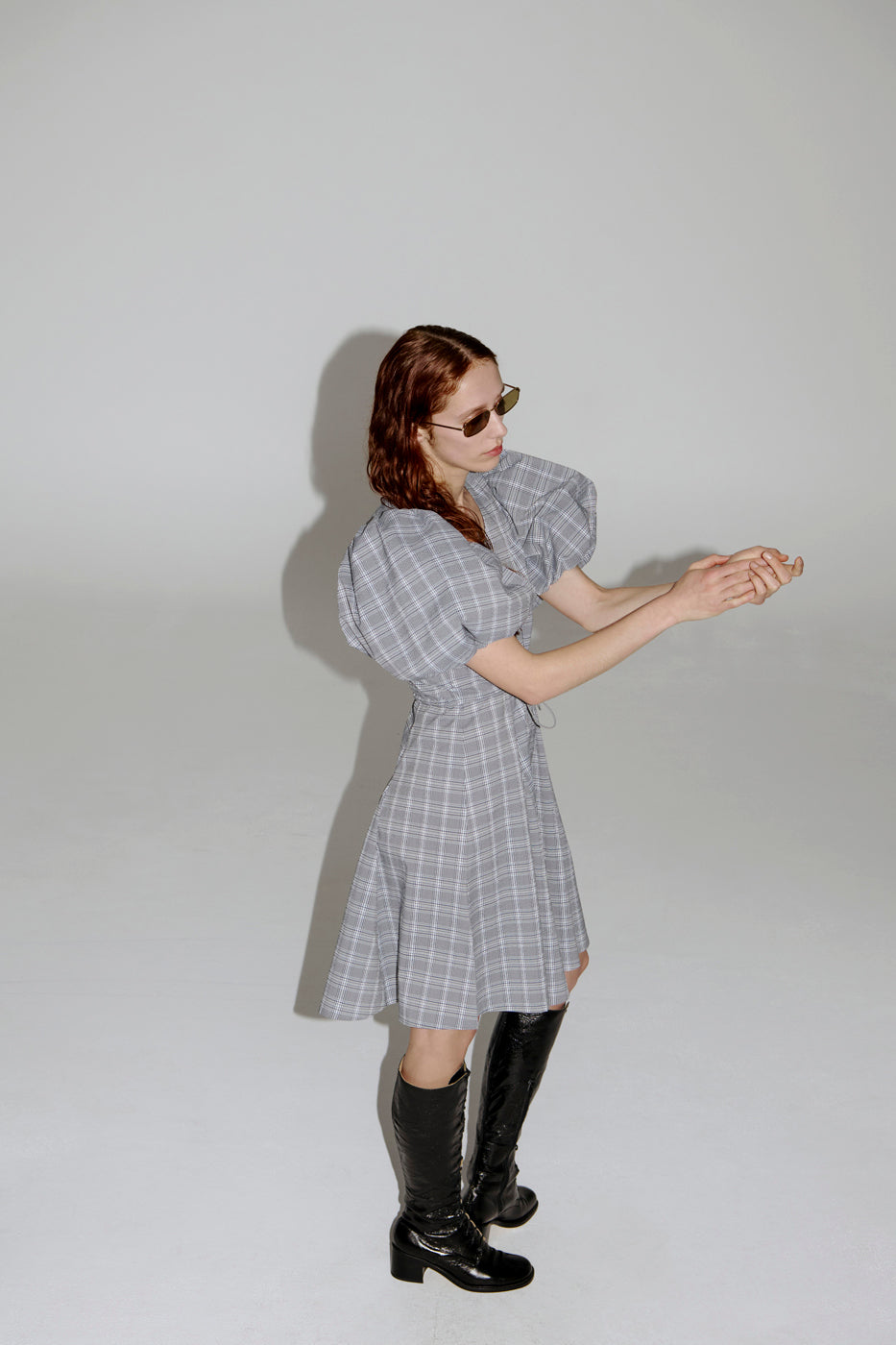 PV Subject Dress // Petrol Check