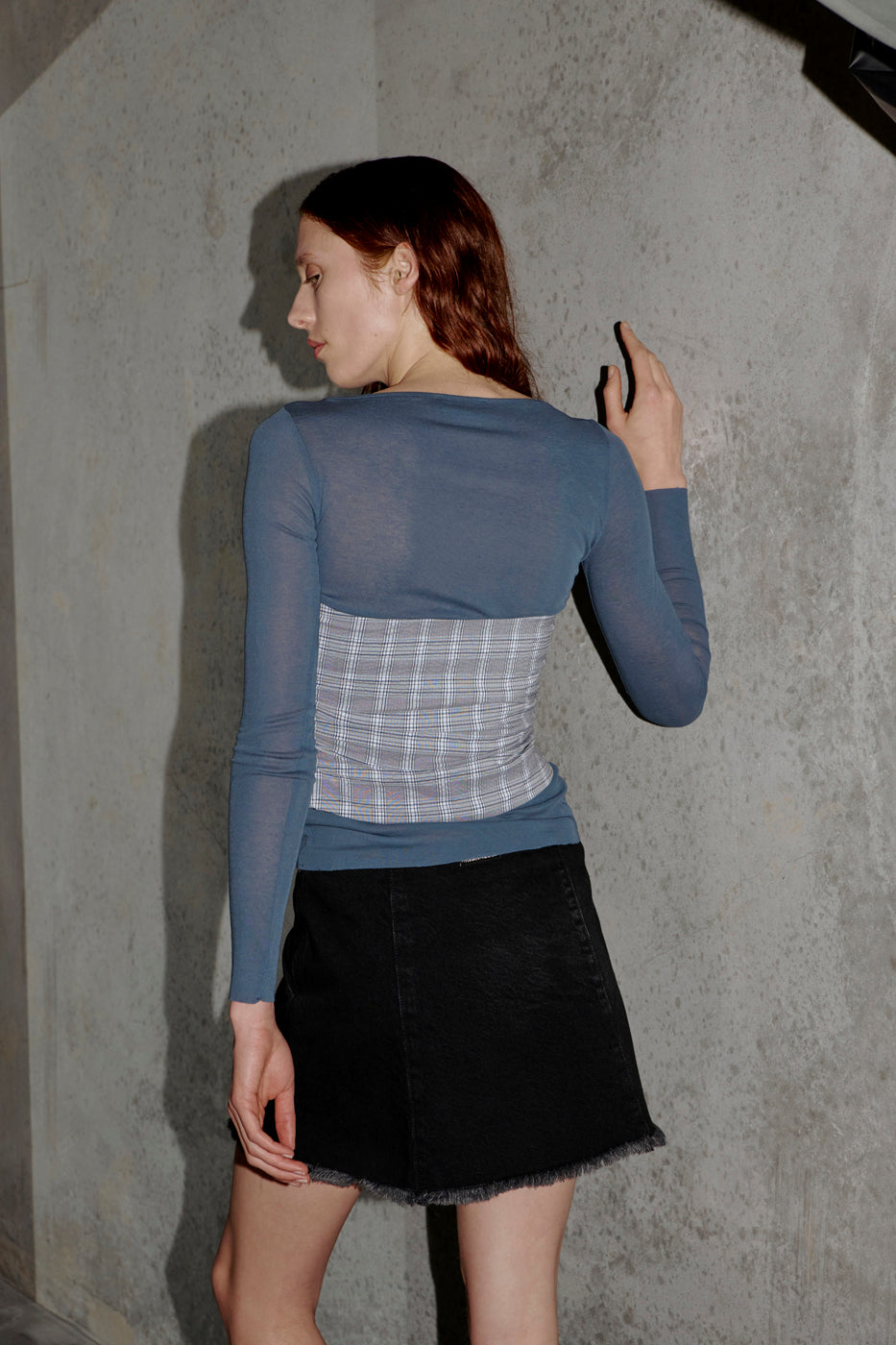 PV Subject Bustier // Petrol Check