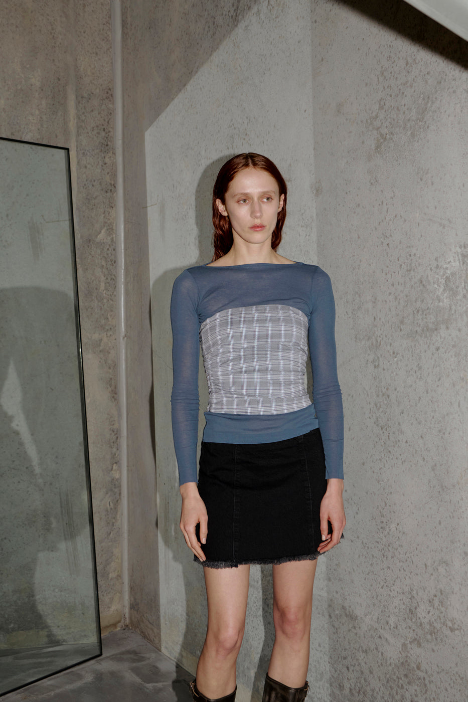 PV Subject Bustier // Petrol Check