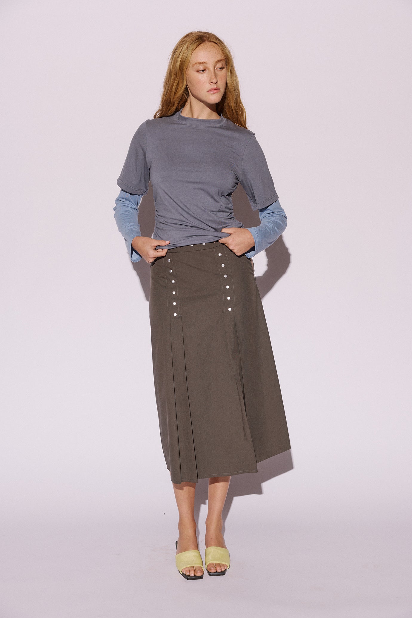 Muse Fenn Skirt // Slate