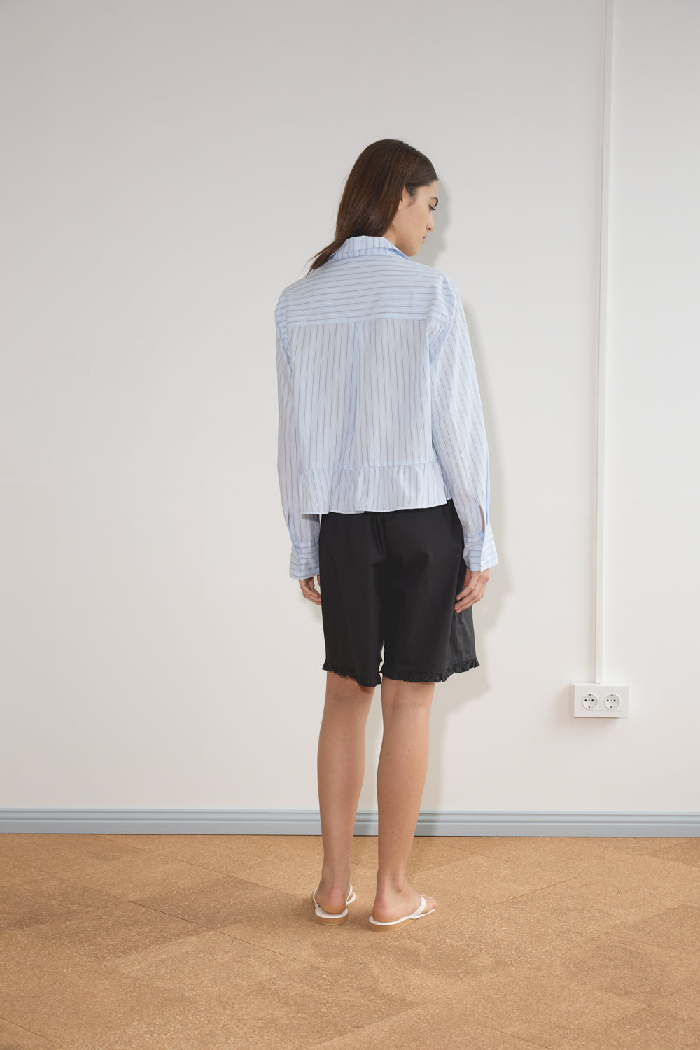 Deiji Studios Flounce Short // Black