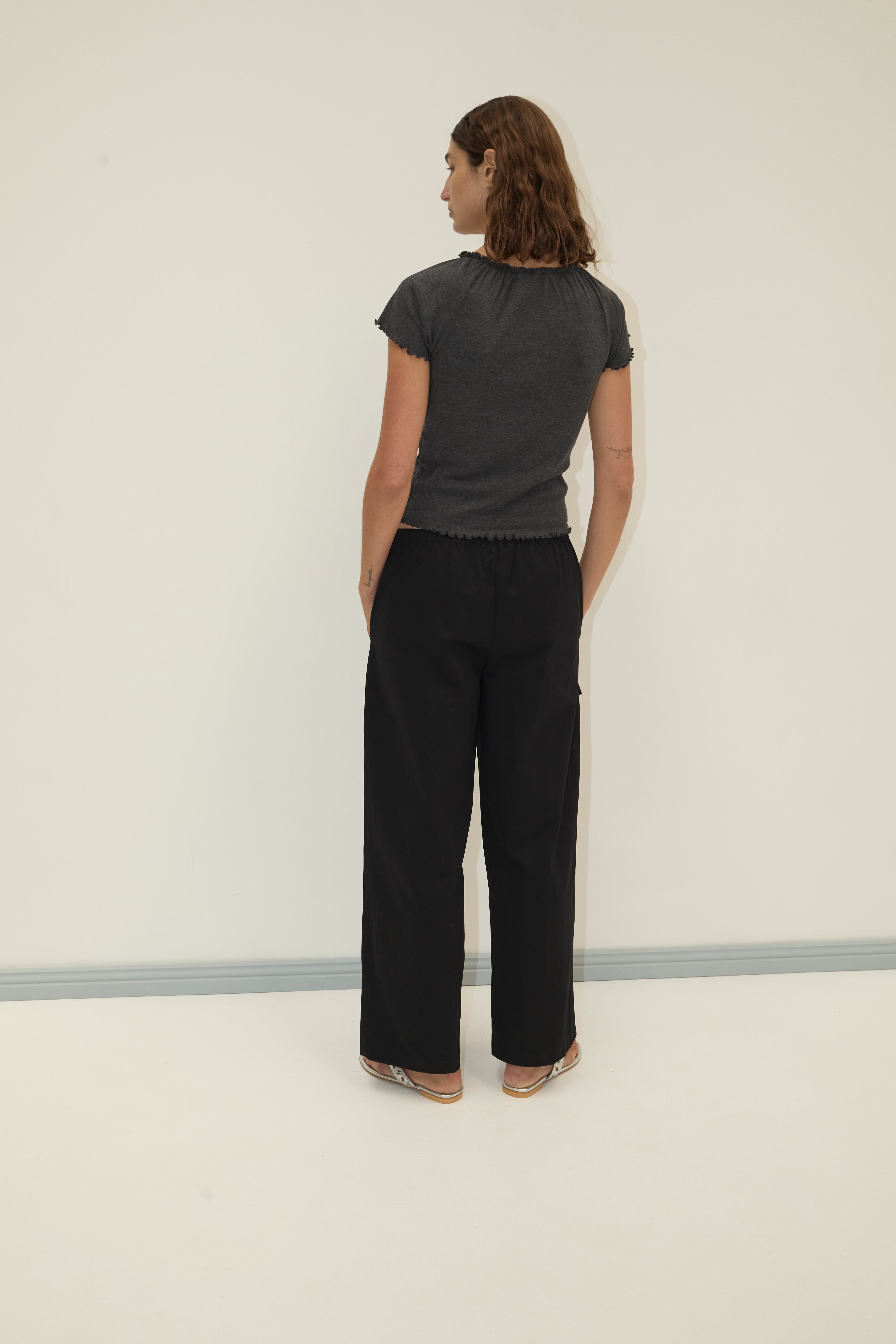 Deiji Studios Flounce Tee  // Grey