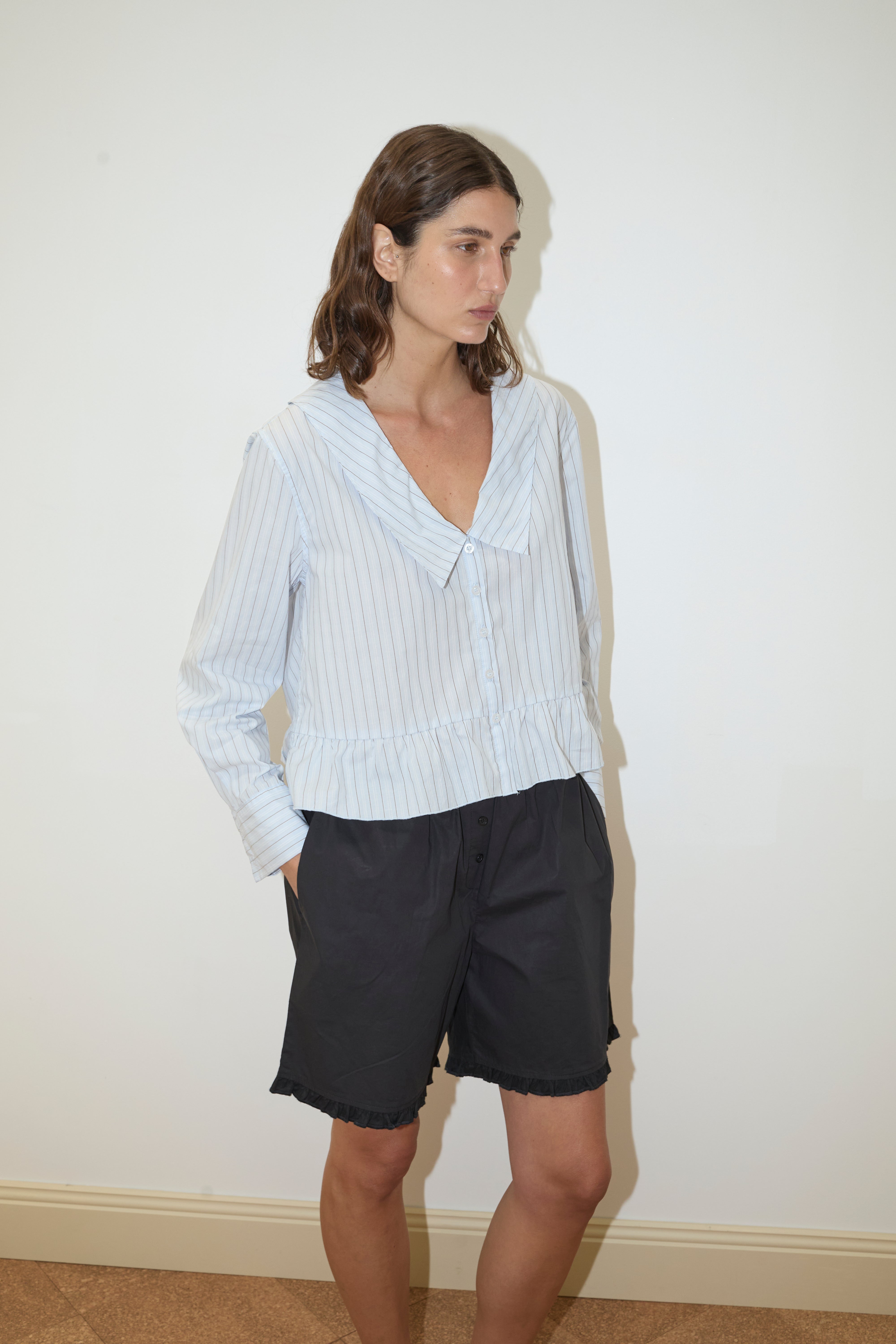 Deiji Studios Sweep Shirt // Mineral Stripe