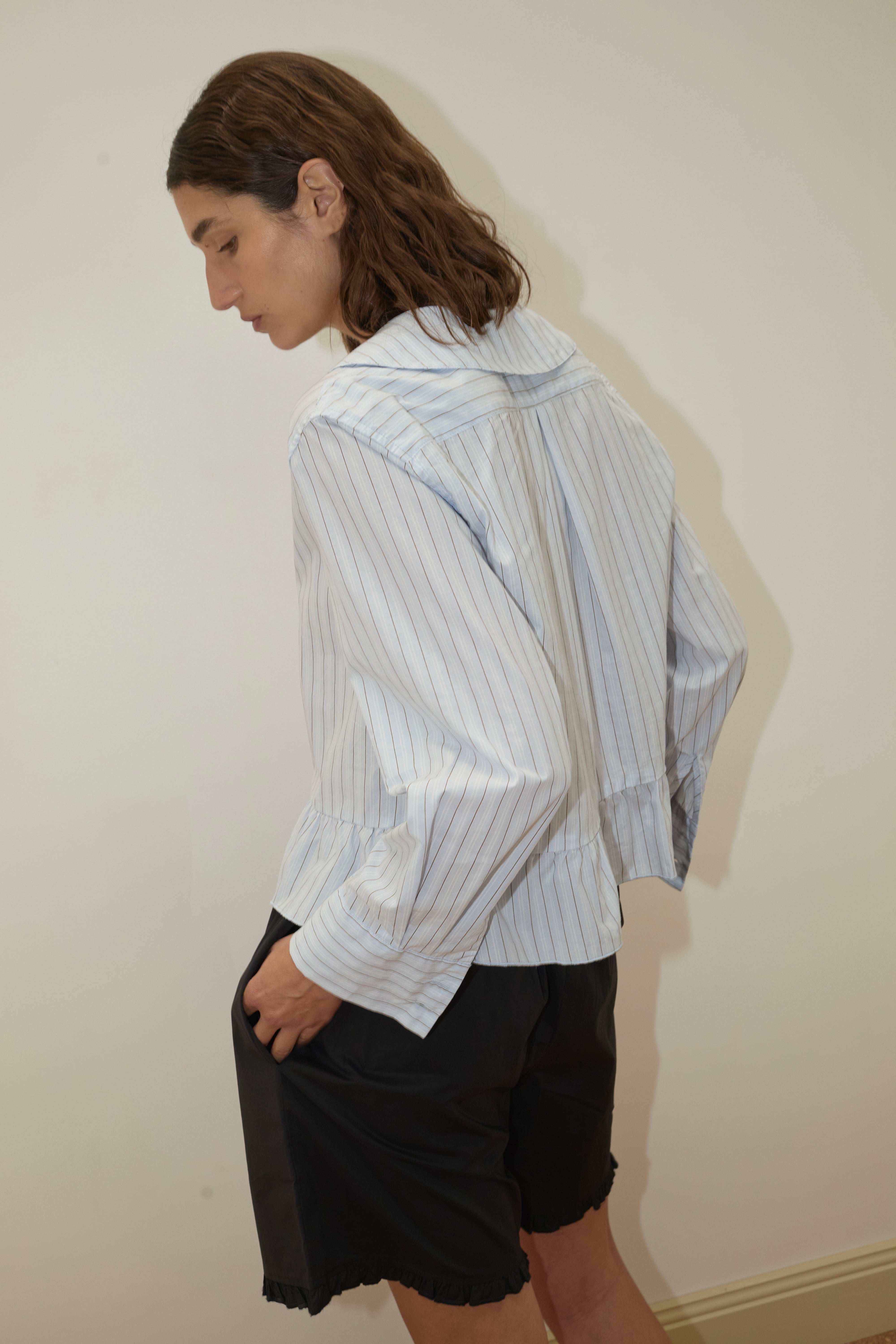 Deiji Studios Sweep Shirt // Mineral Stripe