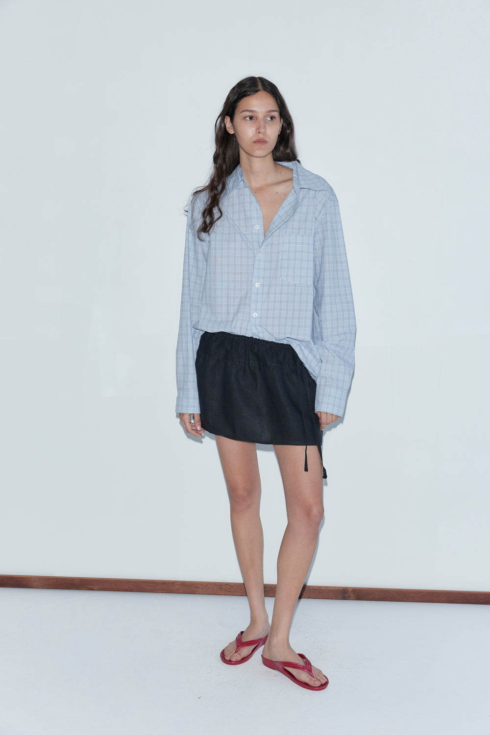 Deiji Studios Stand Shirt // Powder Check