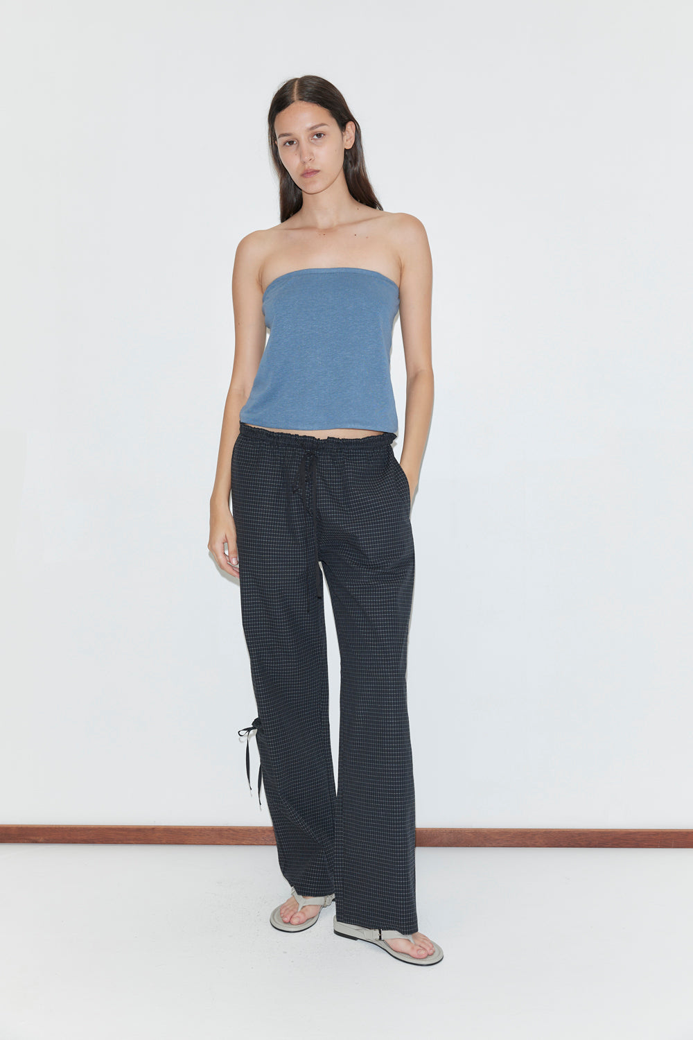 Deiji Studios Grosgrain Pant // Mono Grid