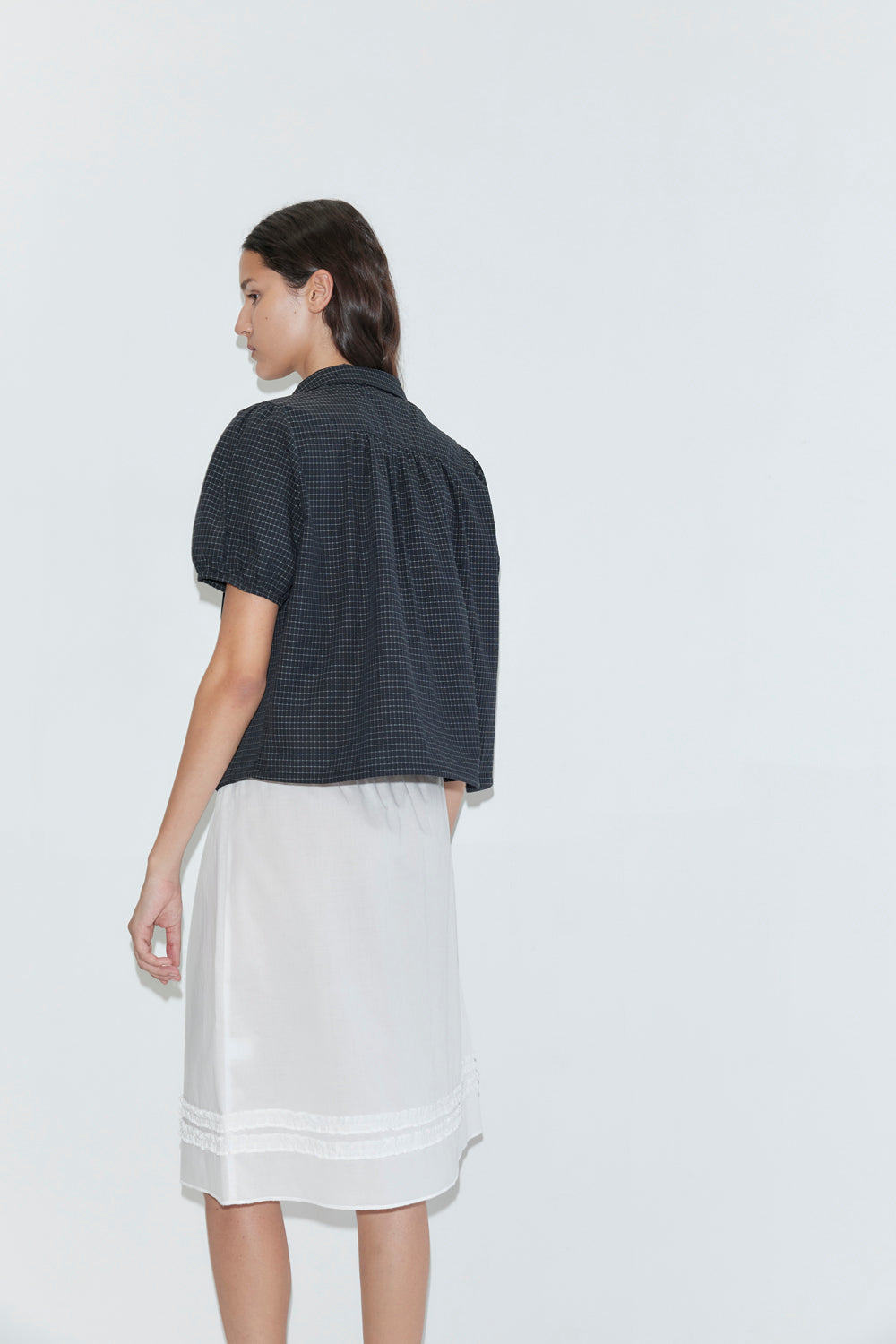 Deiji Studios Daytime Skirt // White
