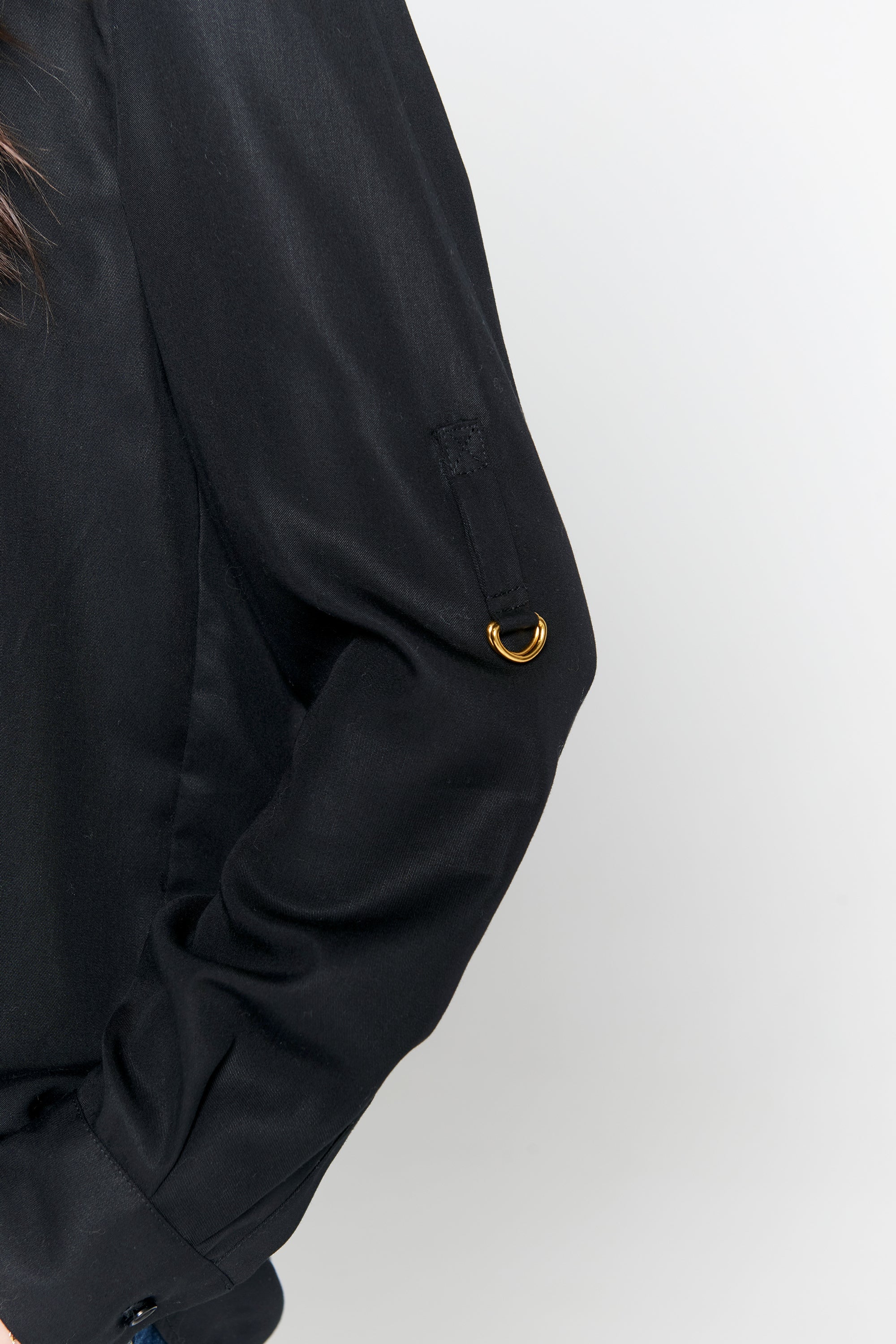 Karen Walker Avenue Shirt // Black