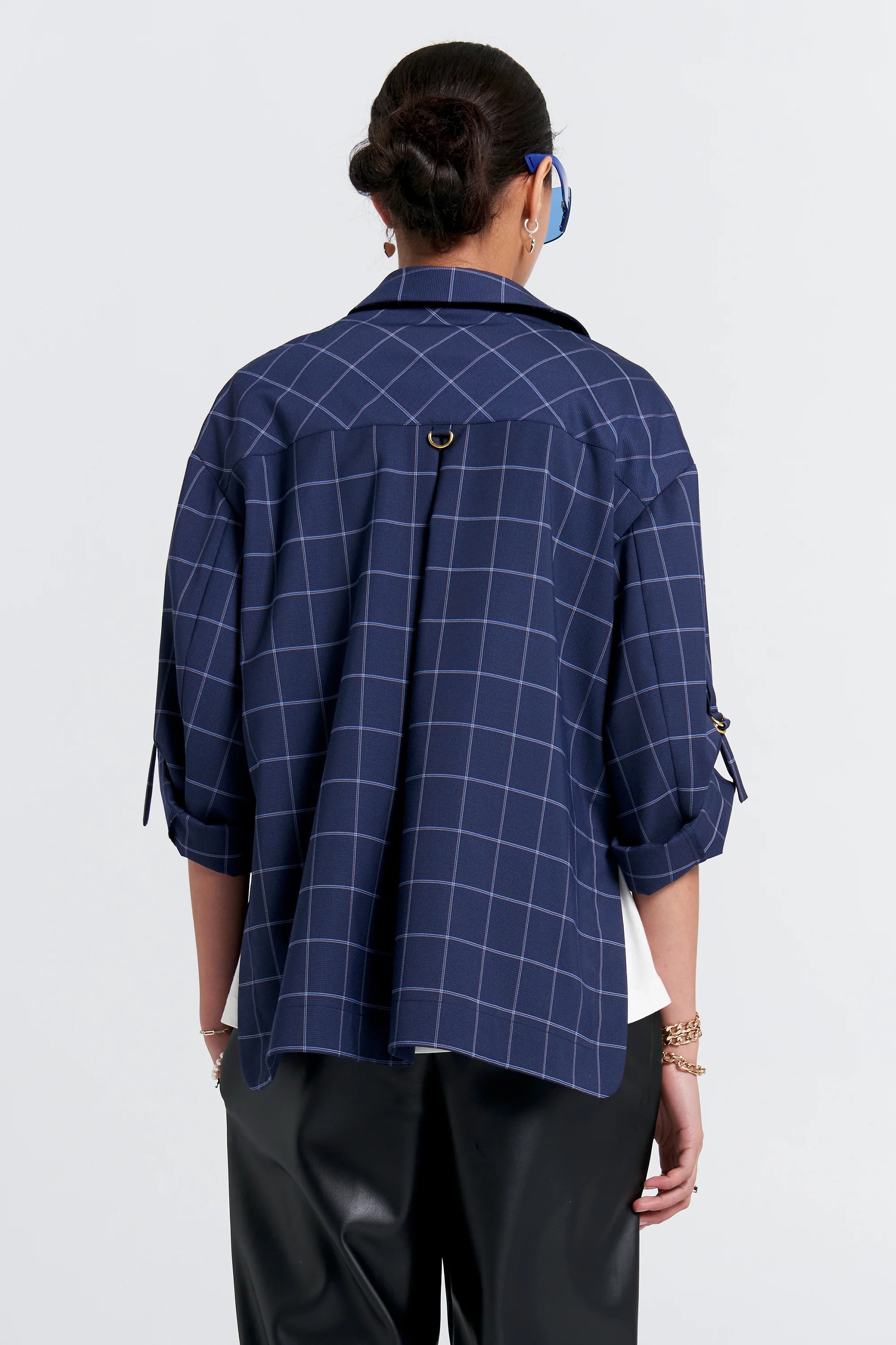 Karen Walker Promenade Shirt // Navy