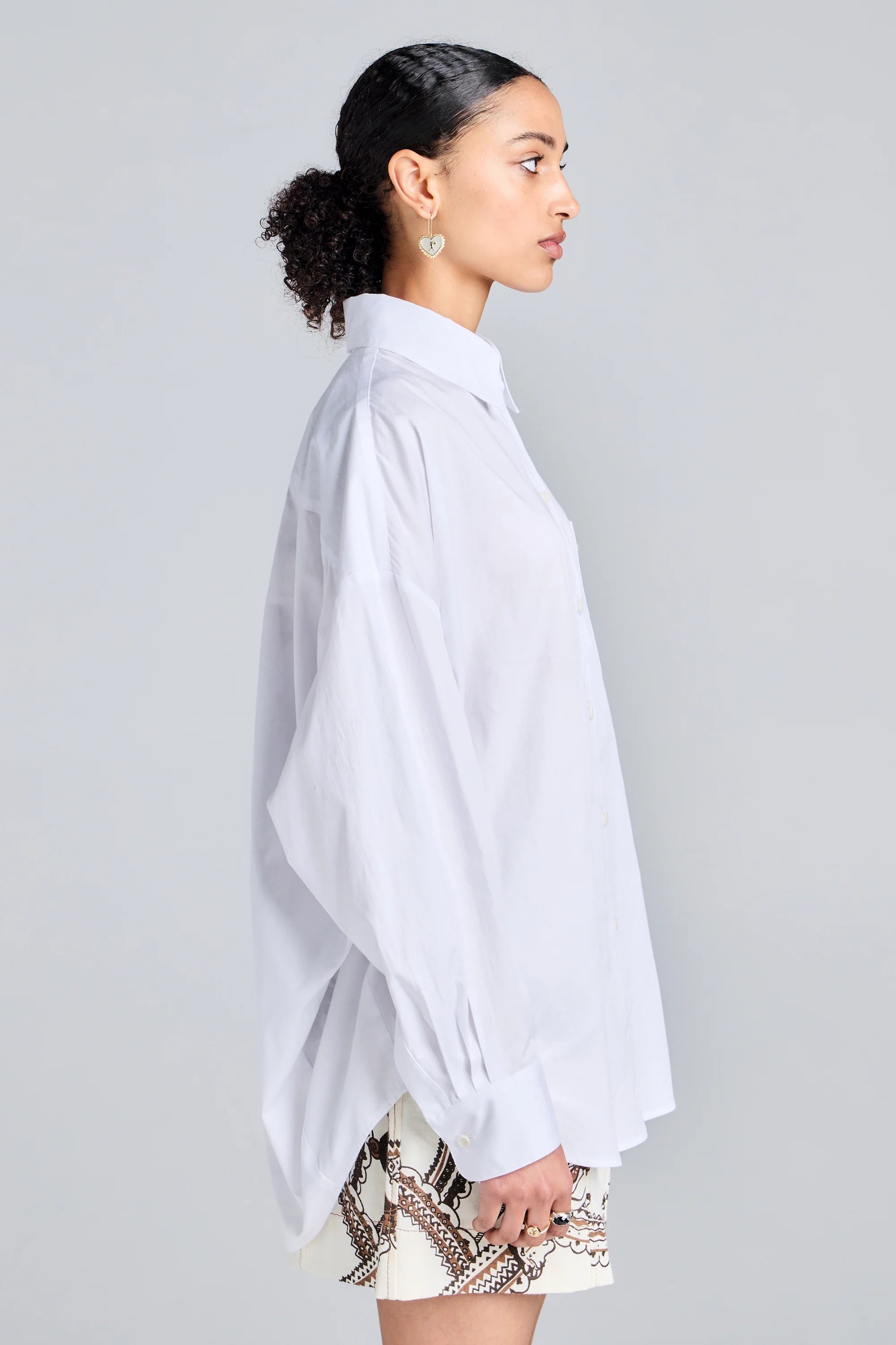 Karen Walker Rider Shirt // White