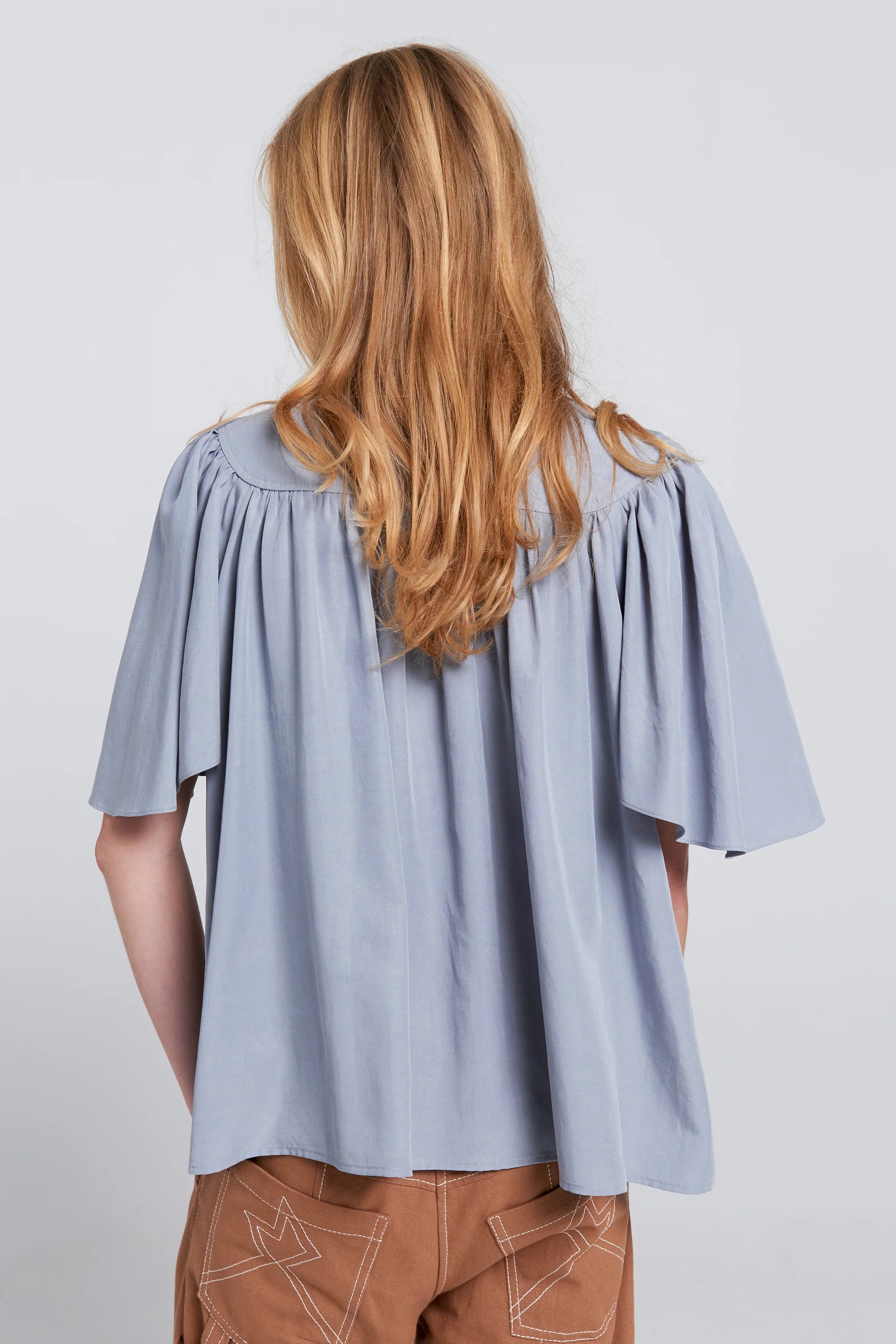 Karen Walker Carousel Shirt //Steel Blue