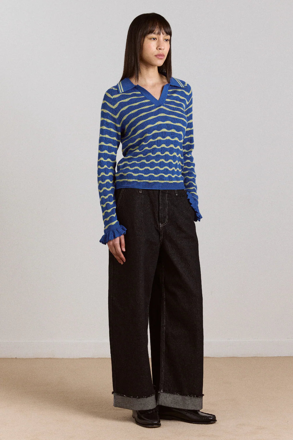 Damson Madder Loose Fit Pascal Jean // Black Wash