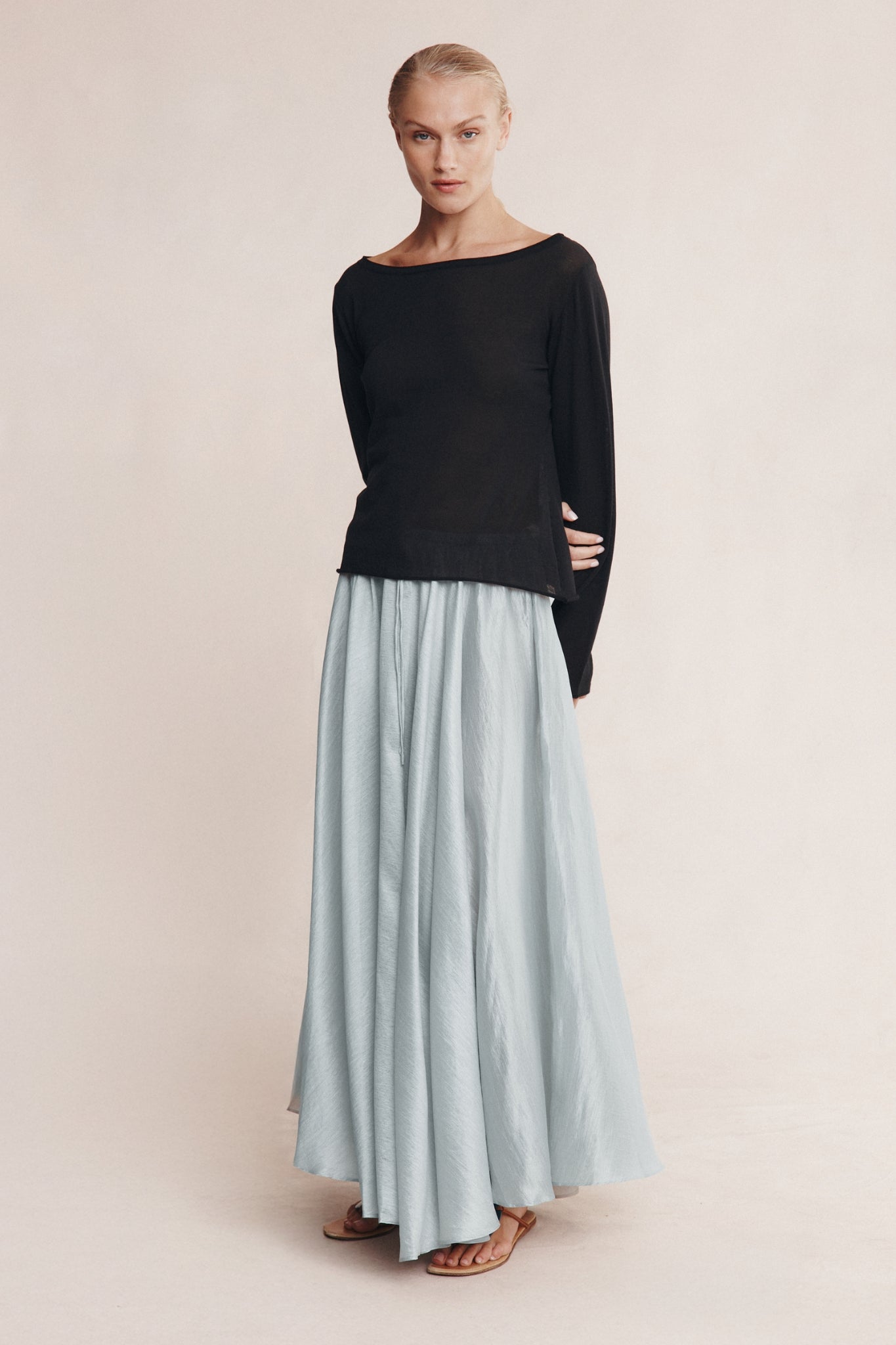 Marle Jill Knit Top // Black