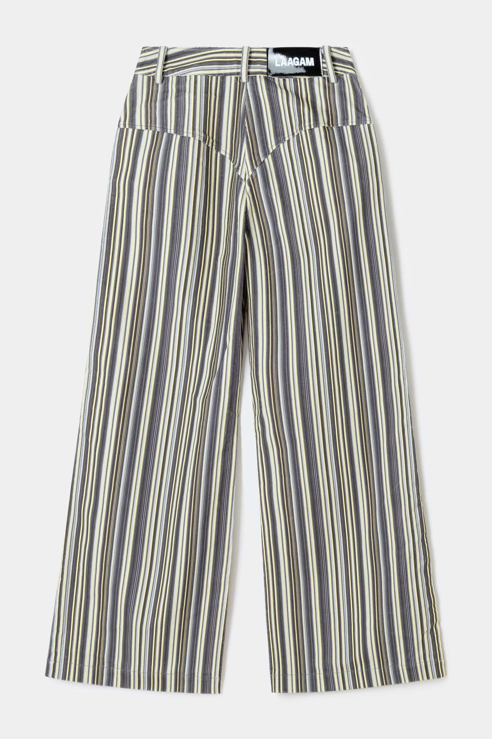 Laagam Holly Corduroy Pants // Grey Striped