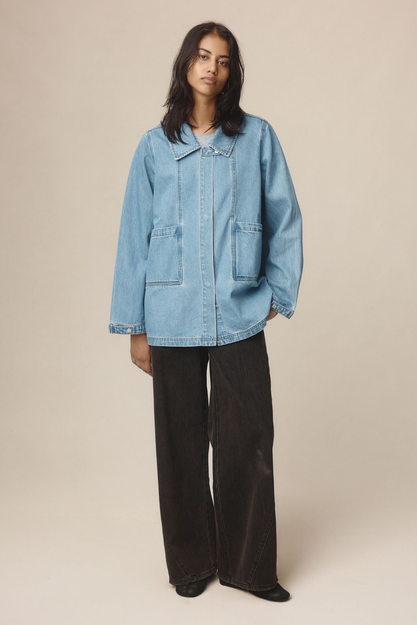 Marle Mono Jacket // Classic Wash