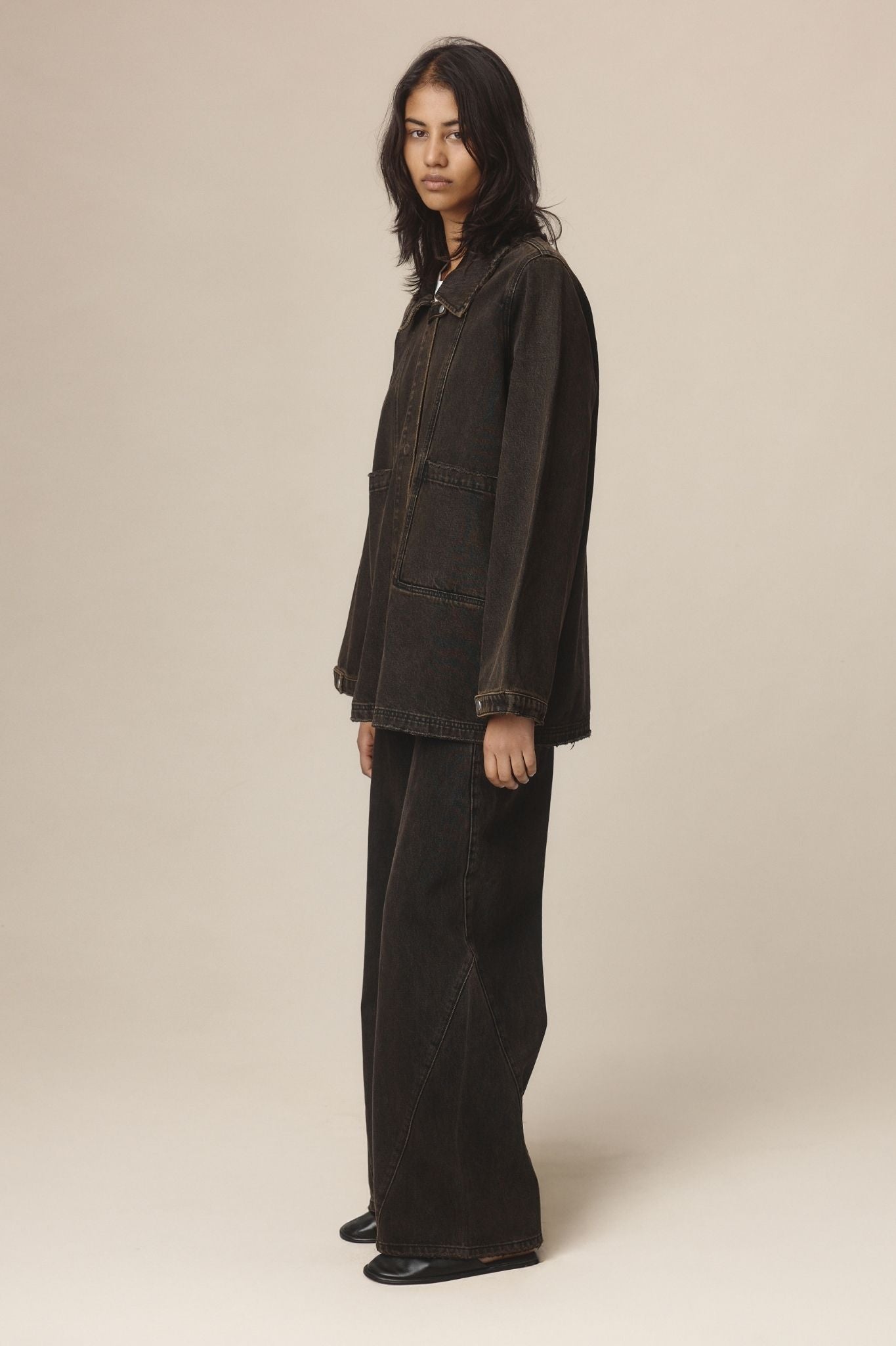 Marle Mono Jacket // Tobacco