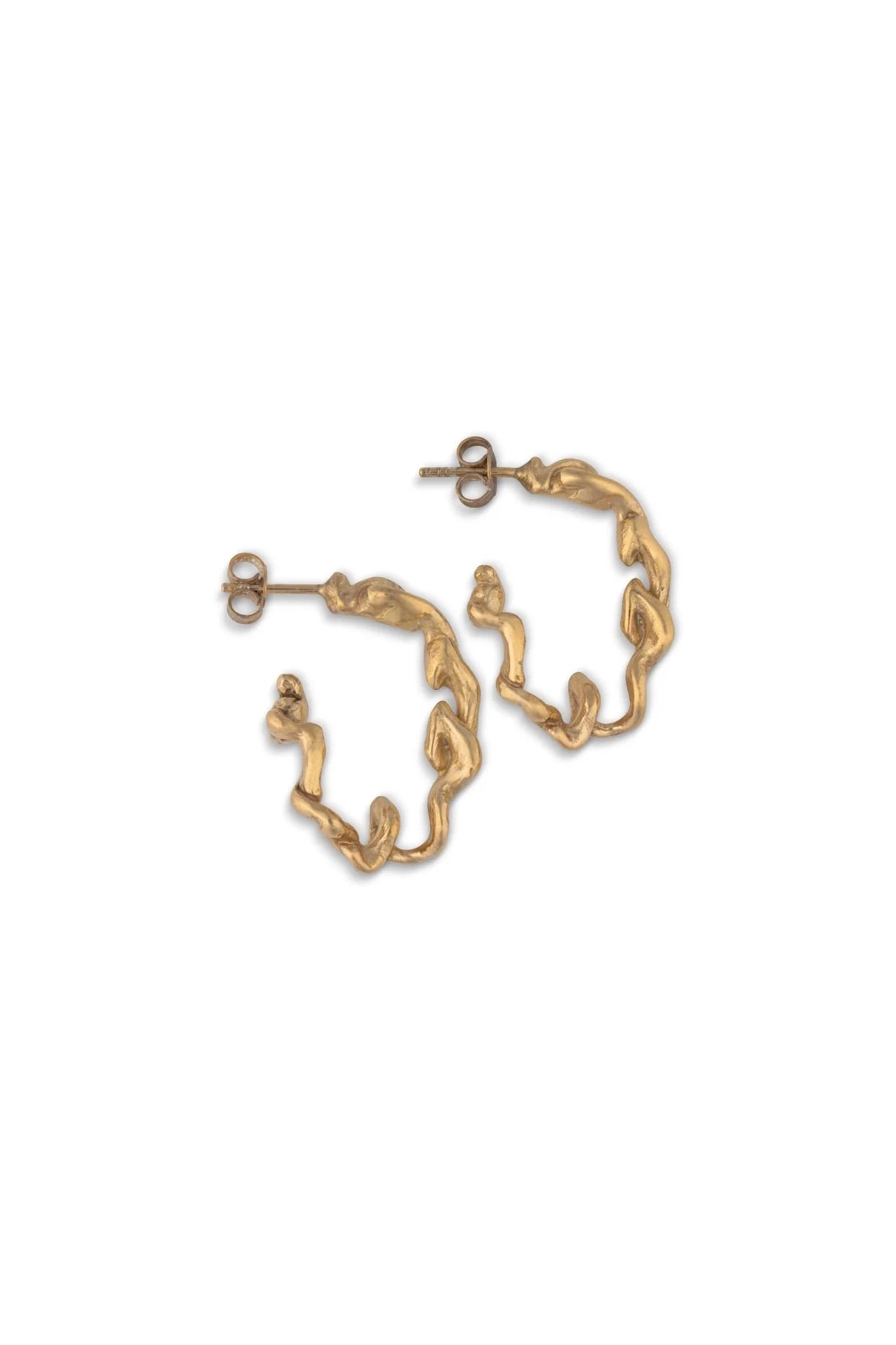 Tilda Pierrot Hoops // Gold Plated
