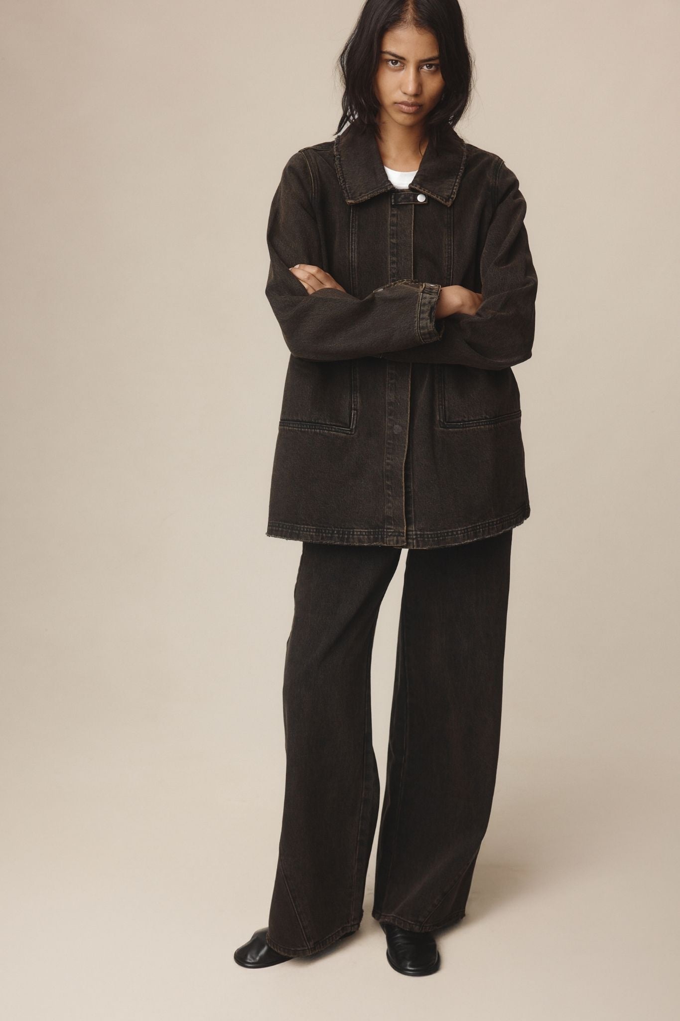 Marle Mono Jacket // Tobacco