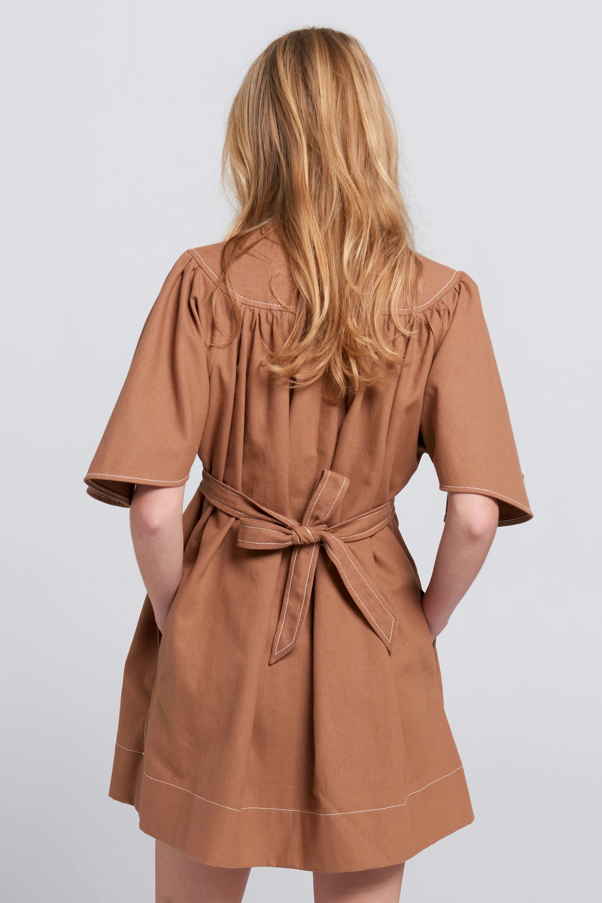 Karen Walker Mini Jamboree Dress // Mocha