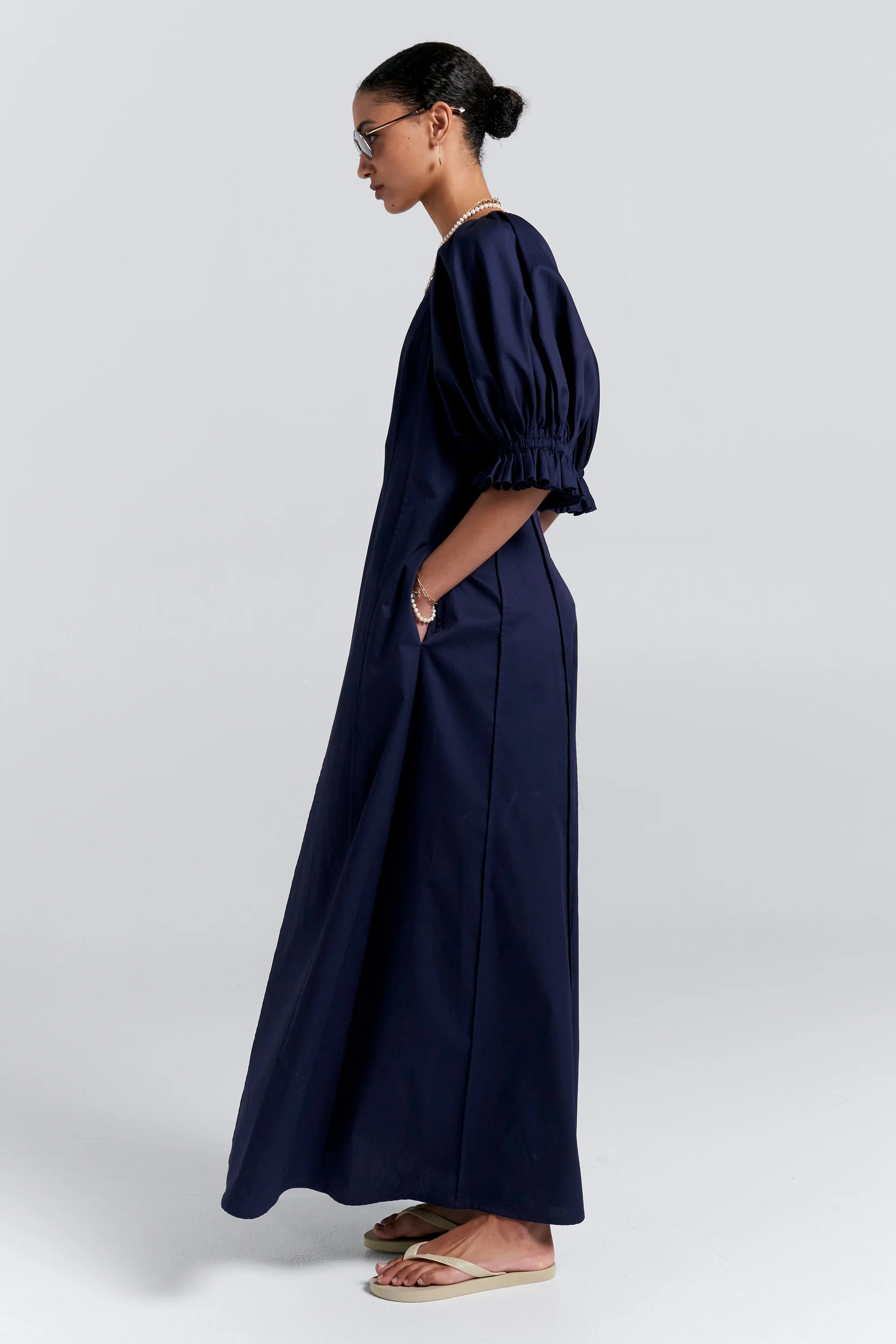Karen Walker Perfect Day Melody Dress // Navy