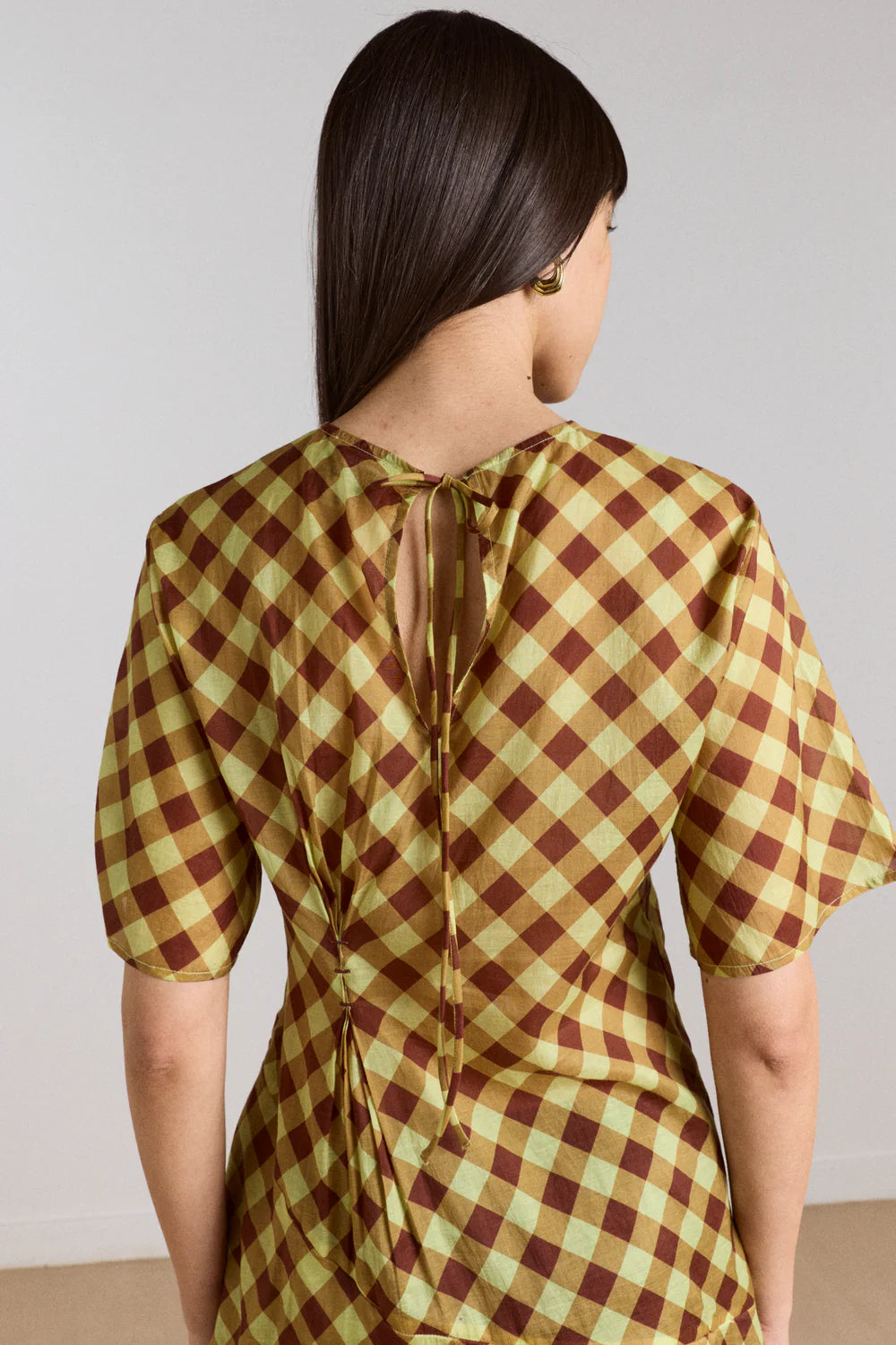 Damson Madder Harmony Midi Dress // Gingham