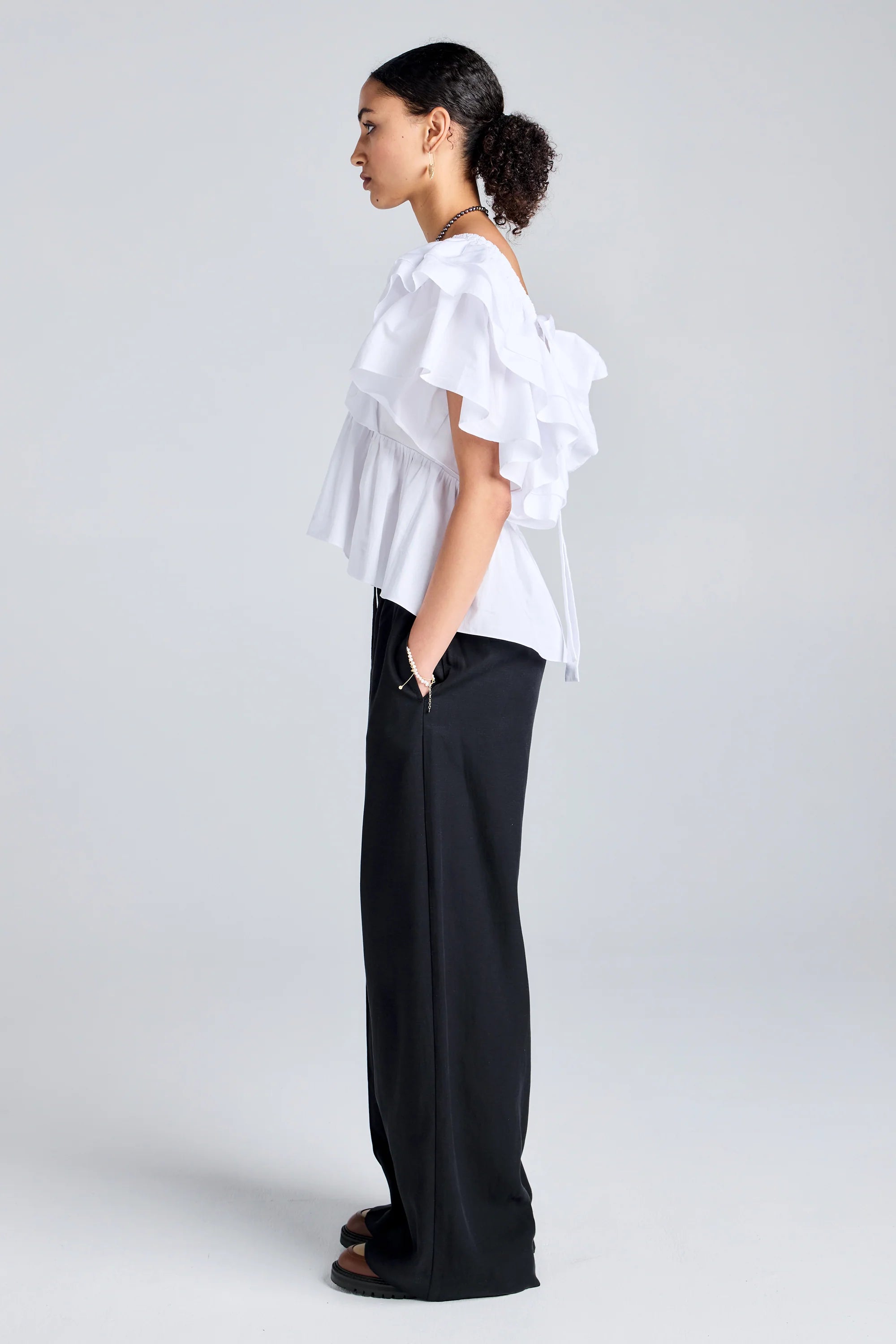 Karen Walker Frontier Trouser // Black Tencel