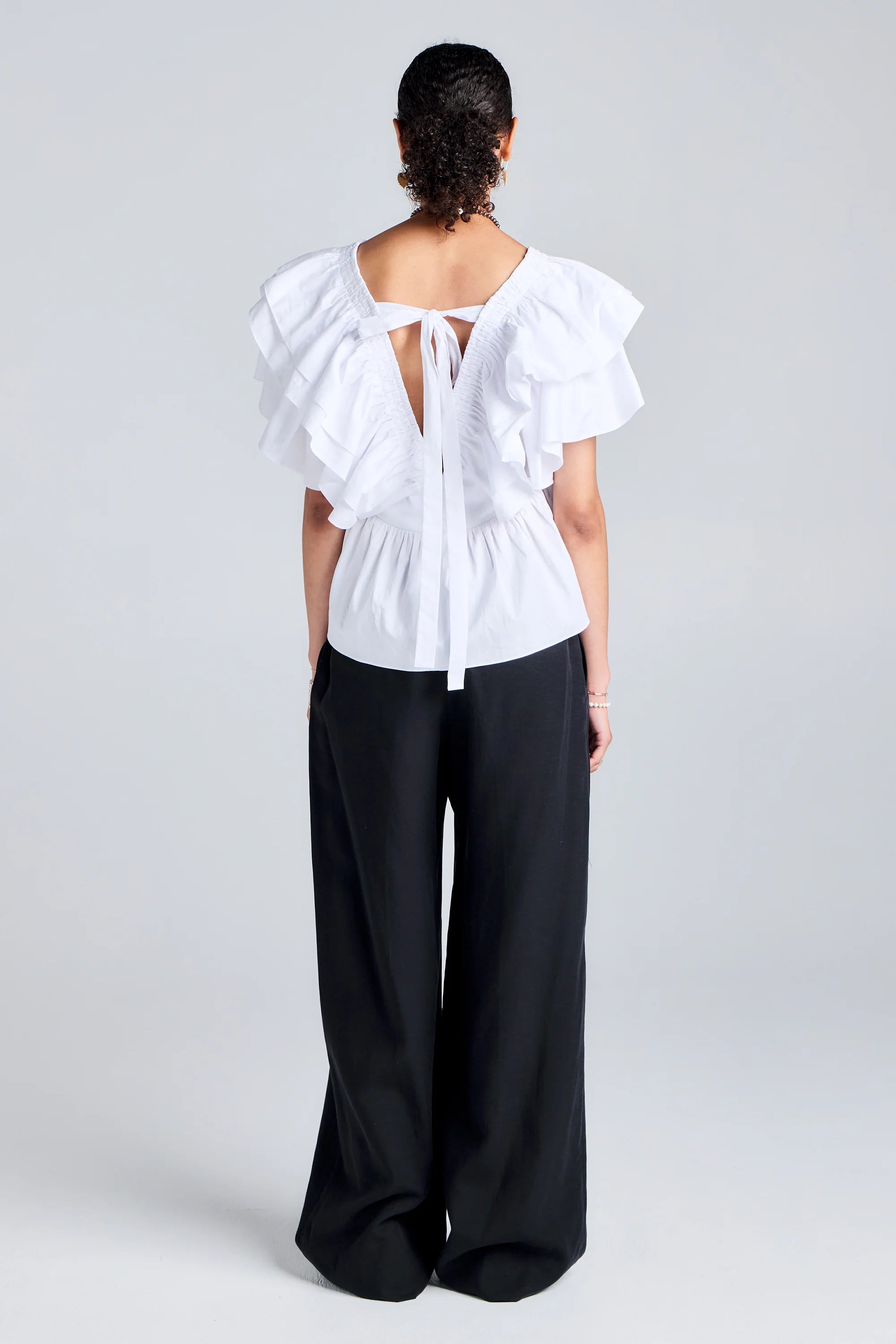 Karen Walker Frontier Trouser // Black Tencel