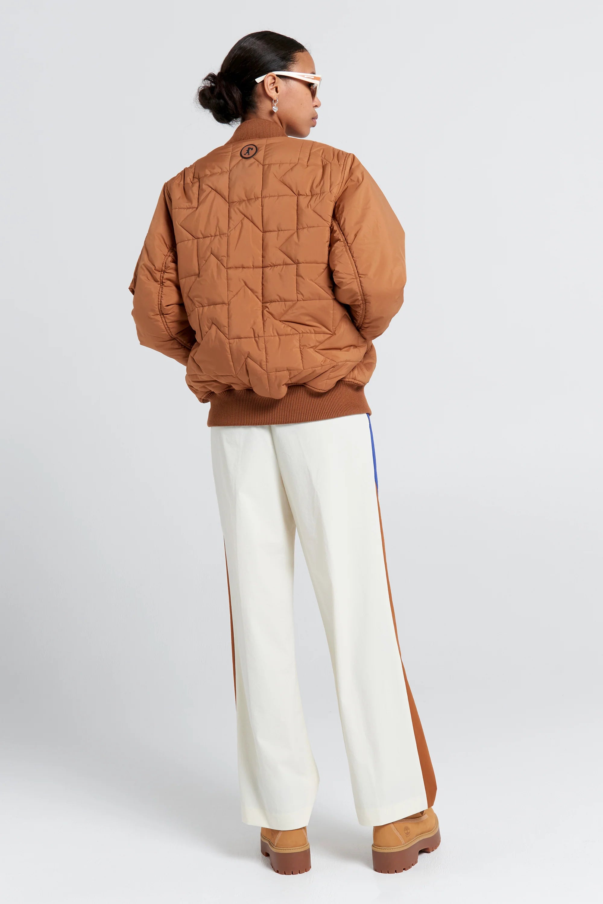 Karen Walker Walker Track Pants // Cream Multi