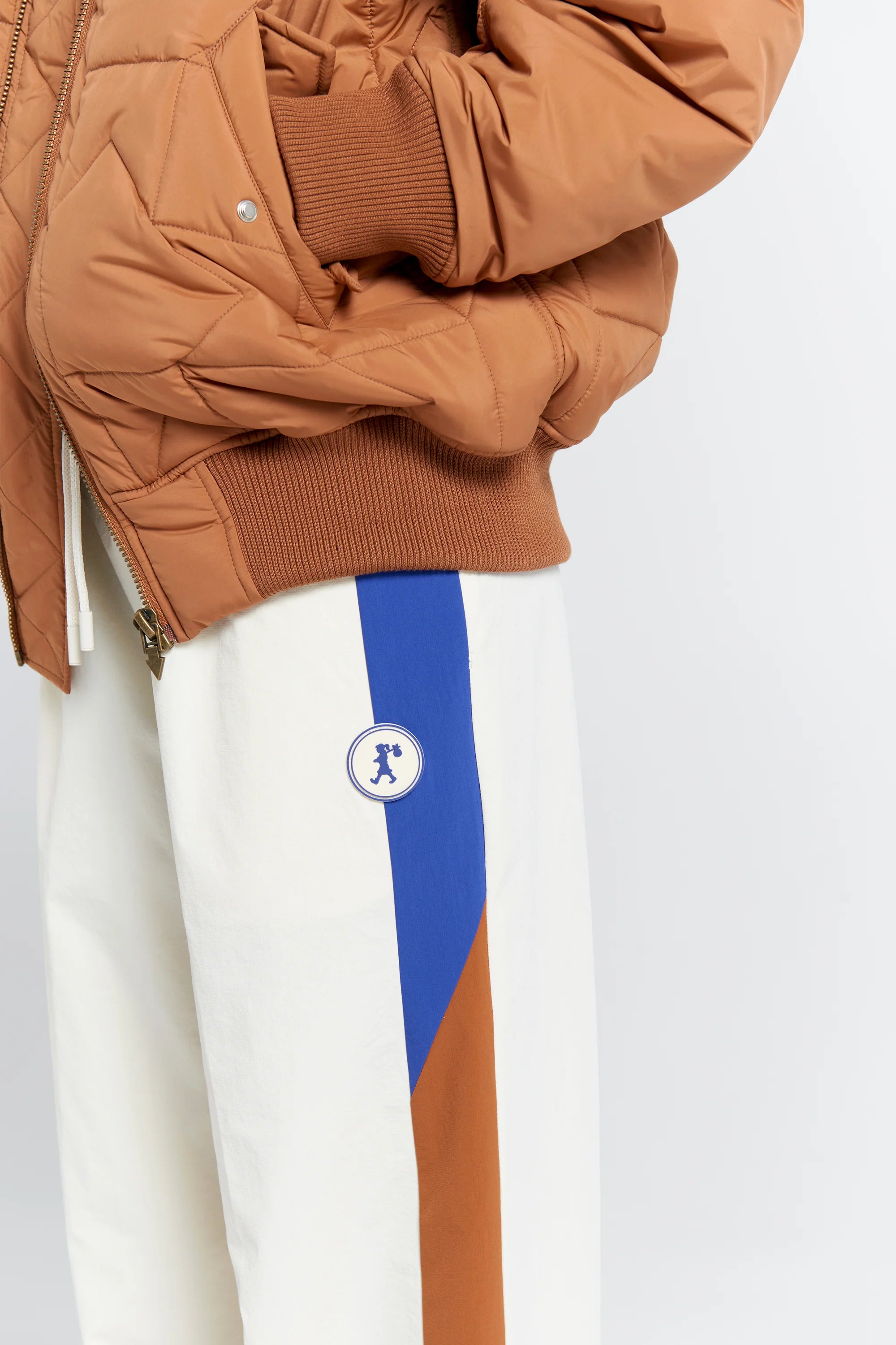 Karen Walker Walker Track Pants // Cream Multi