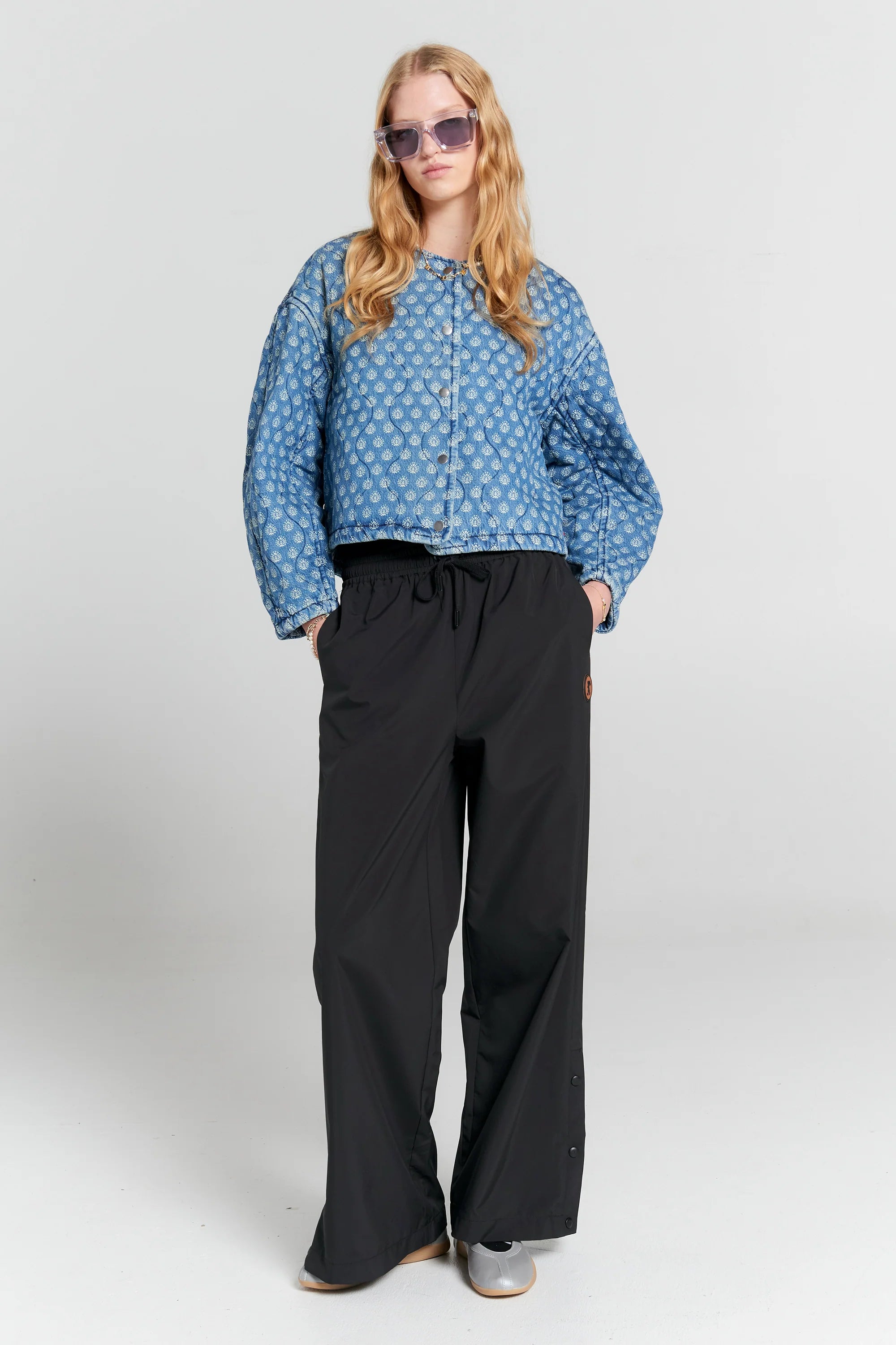 Karen Walker Leisure Track  Pants // Black