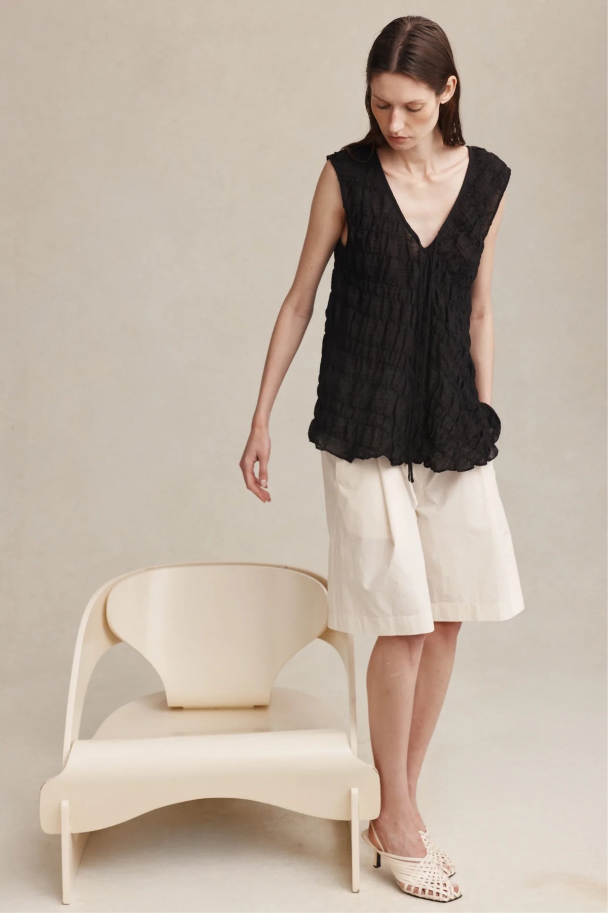 Marle Blanche Top // Black