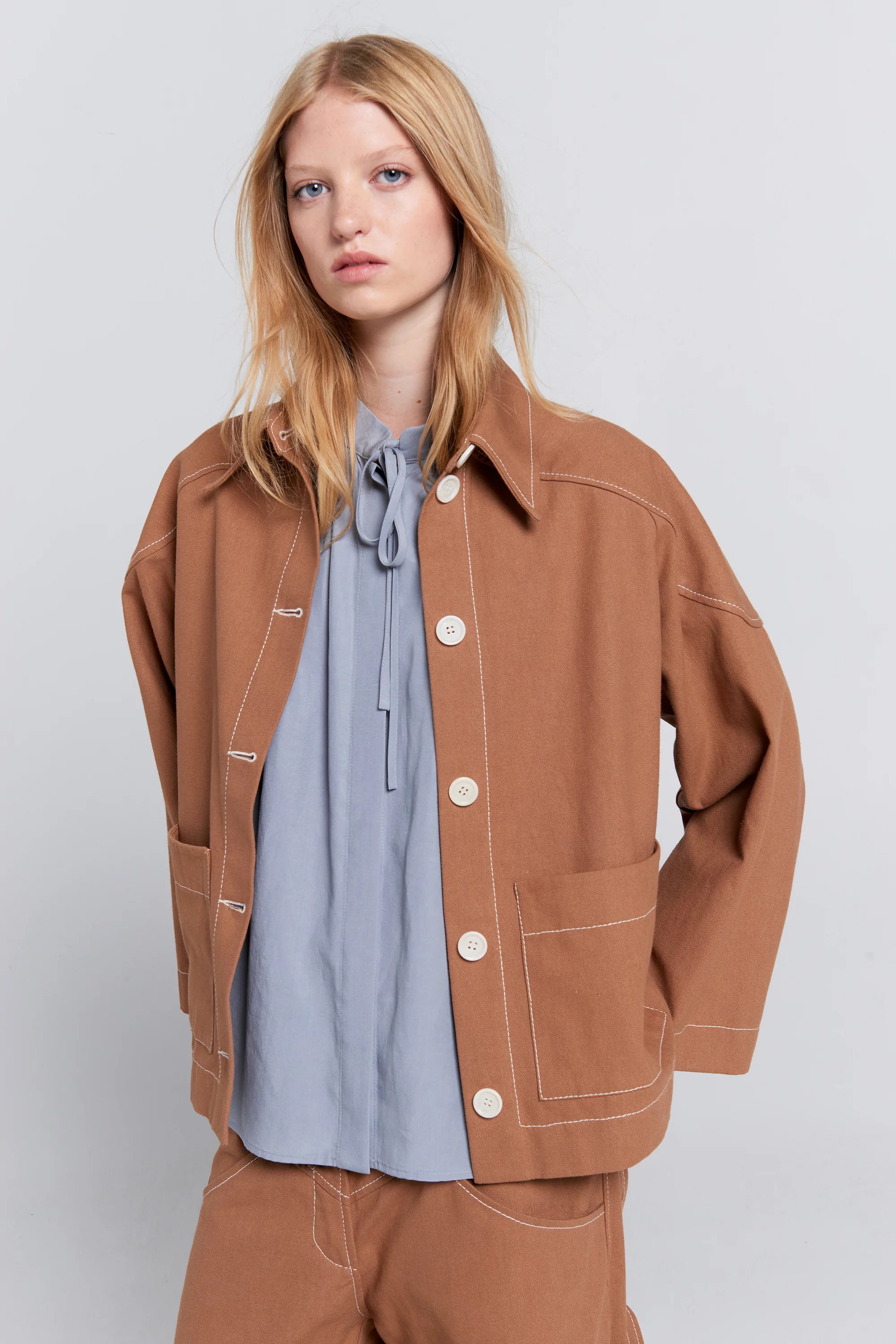 Karen Walker Walker Fairground Jacket // Mocha